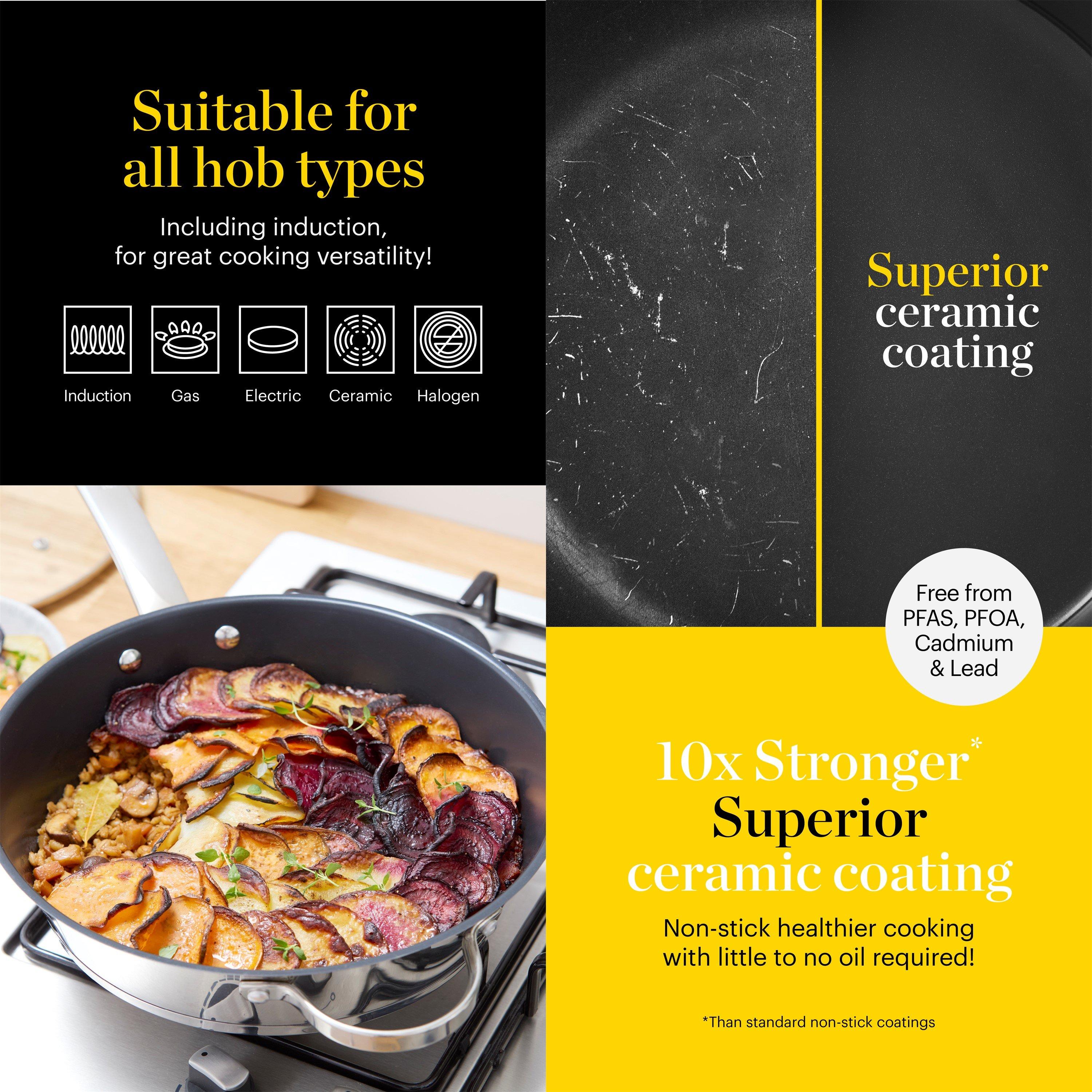 Stainless Steel - Good Food - S/Steel 28cm Multi-Pan with Lid - 4