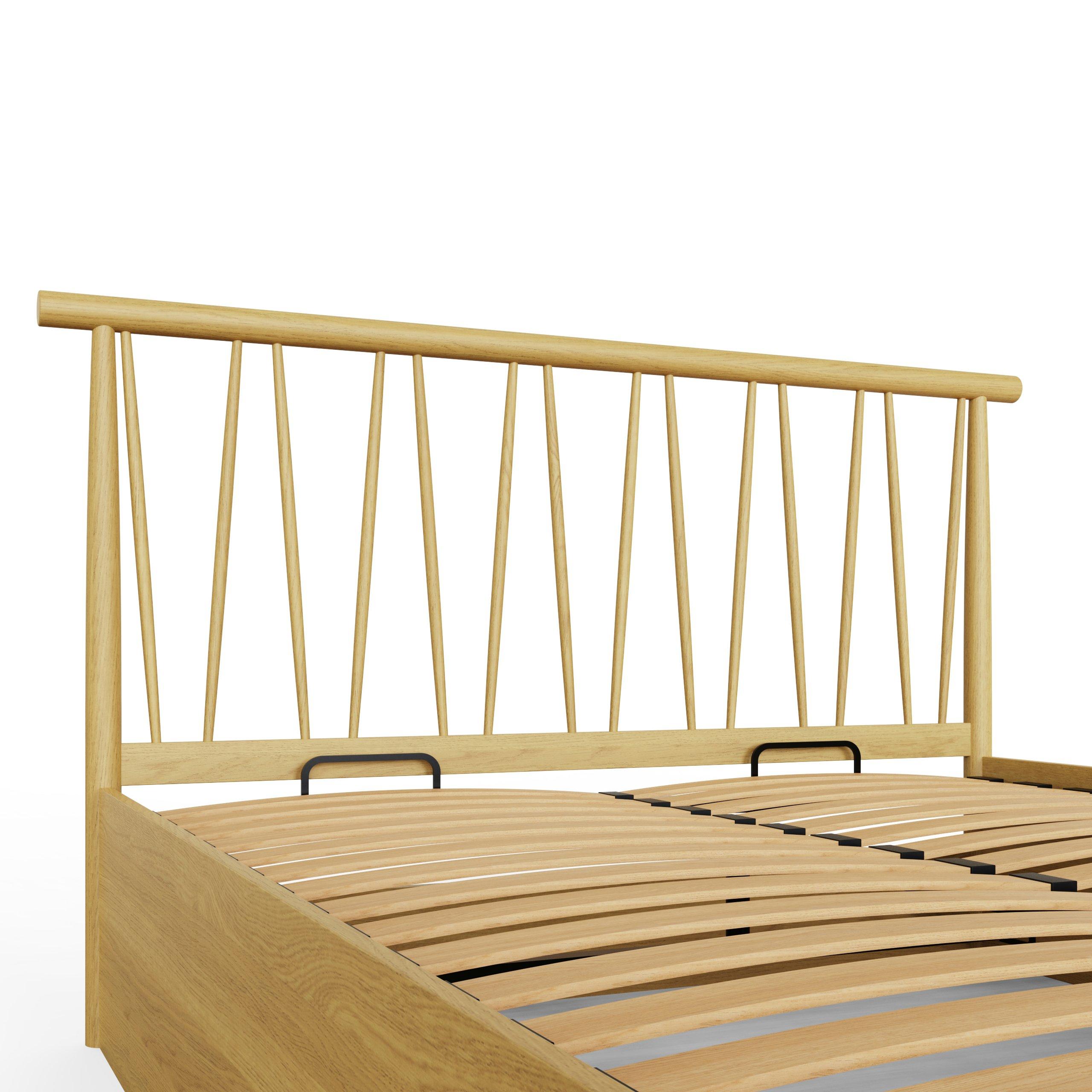 Oak - GFW - Fusum Double Ottoman & Pocket Sprung Mattress - 4