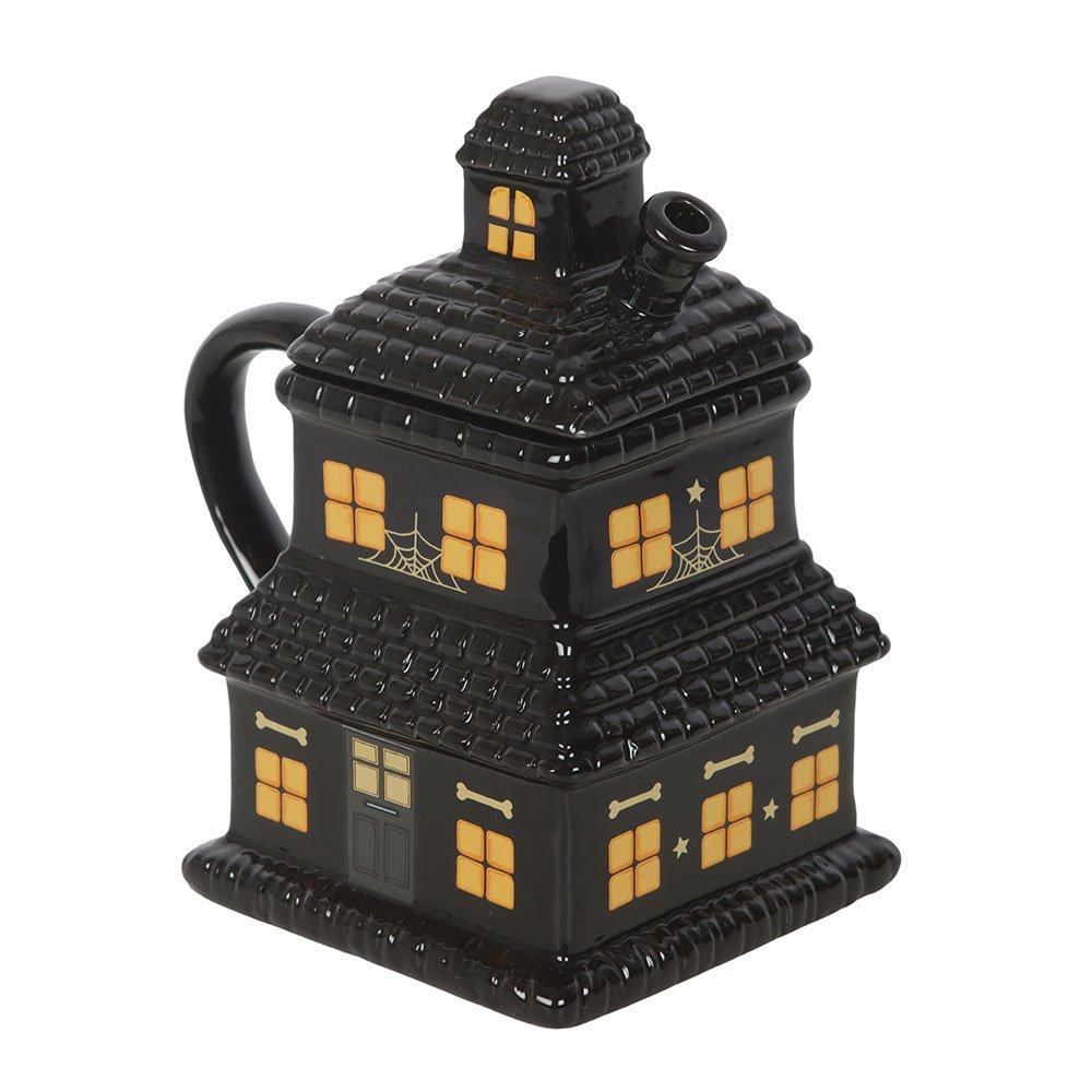 Black - Something Different - Black Haunted House Mug - 3