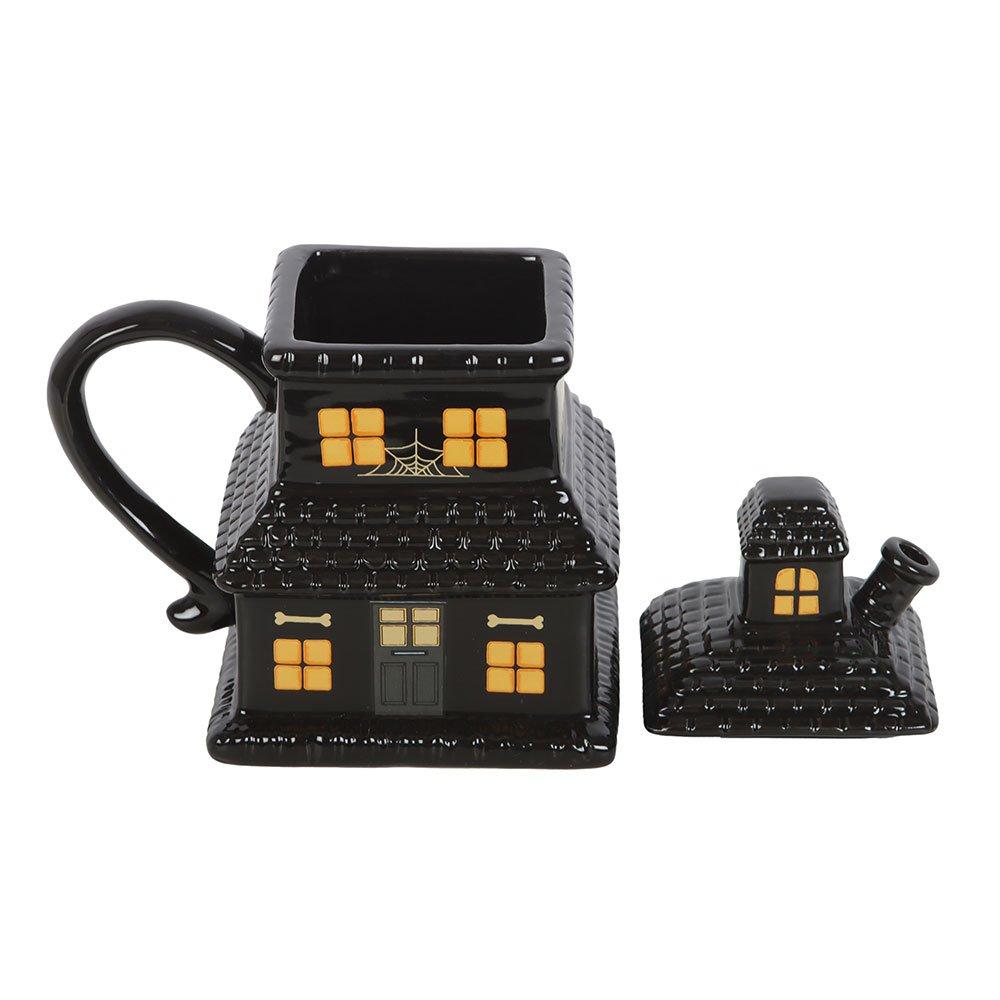 Black - Something Different - Black Haunted House Mug - 4