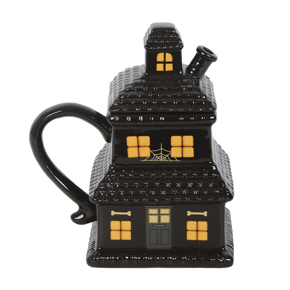 Black - Something Different - Black Haunted House Mug - 5