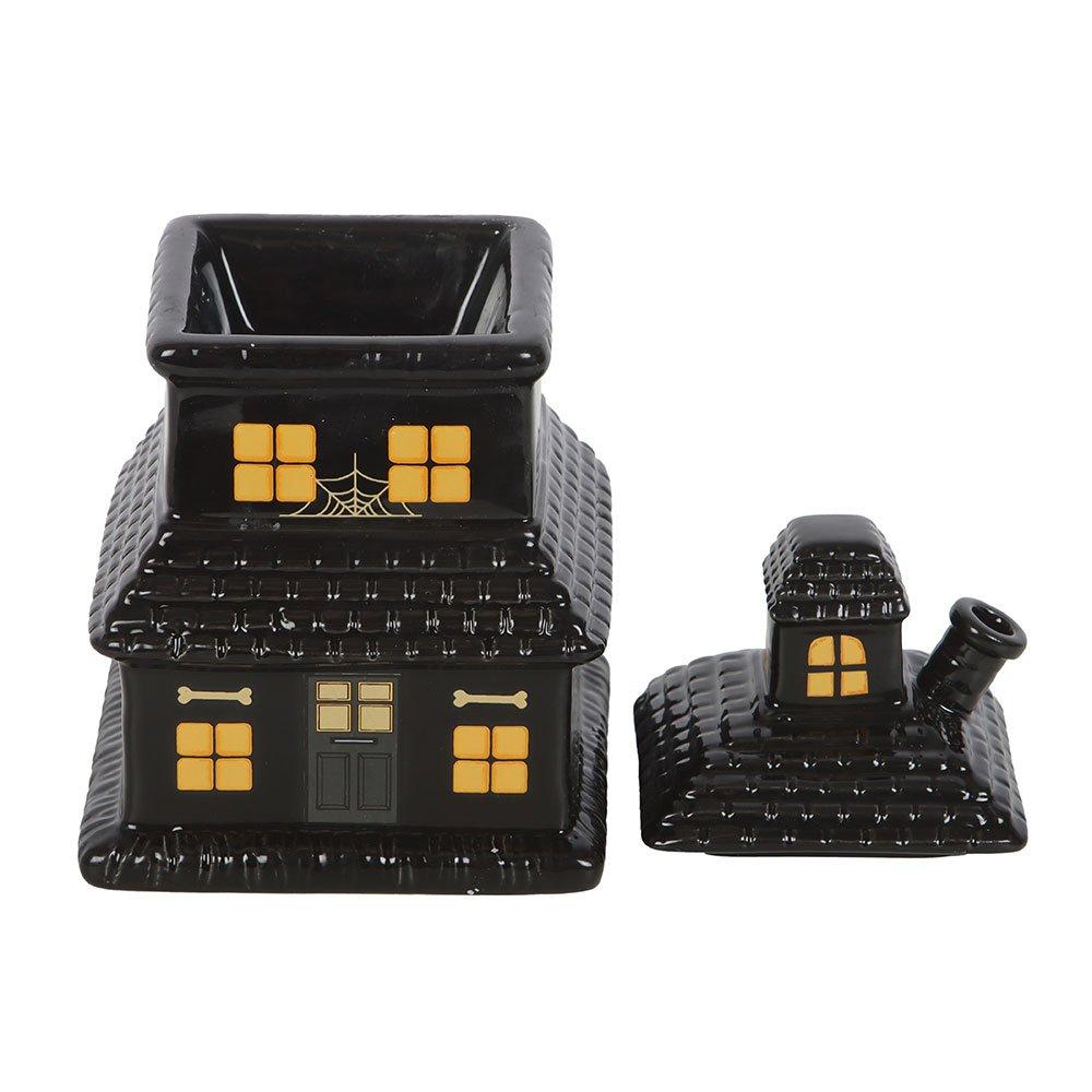 Black - Something Different - Black Haunted House Oil Burner and Wax Warmer - 4