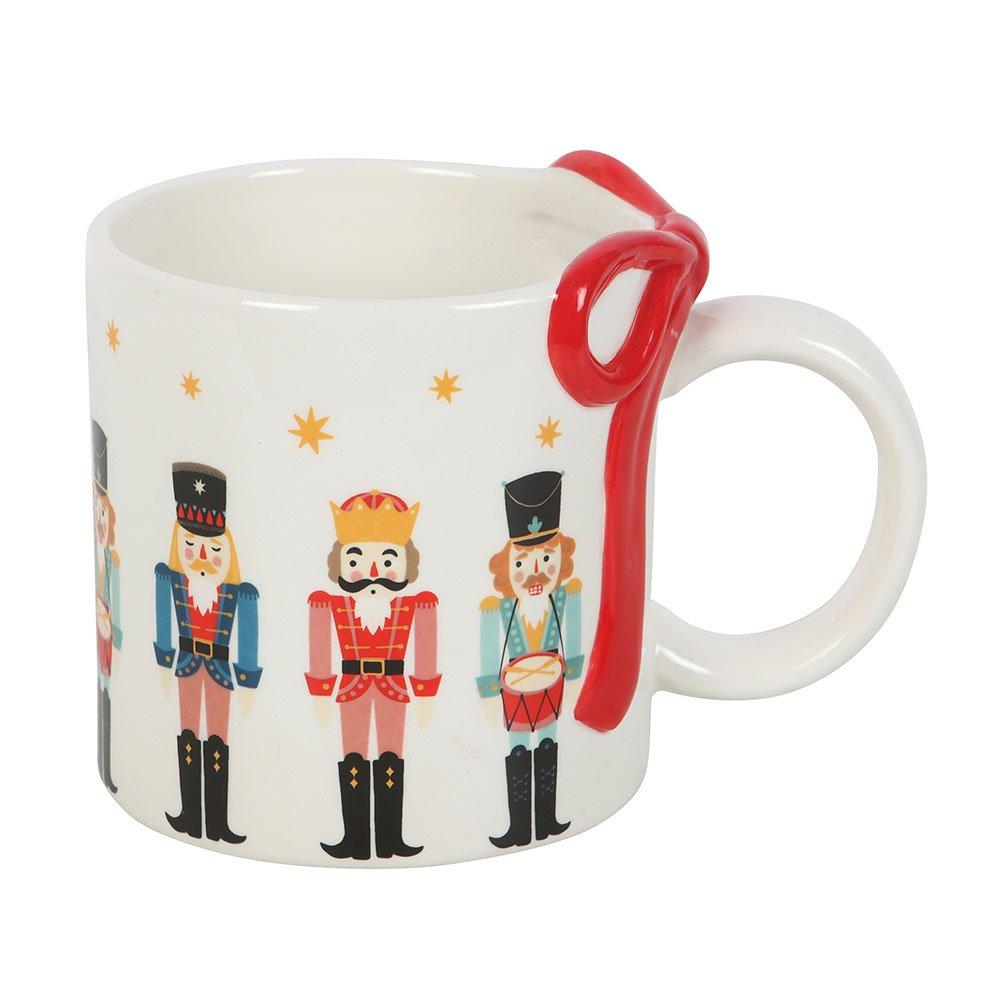 Multi - Something Different - Nutcracker Print Mug with Bow - 2