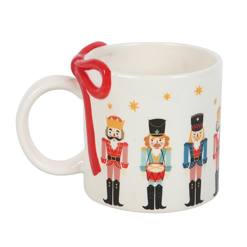 Multi - Something Different - Nutcracker Print Mug with Bow - 4