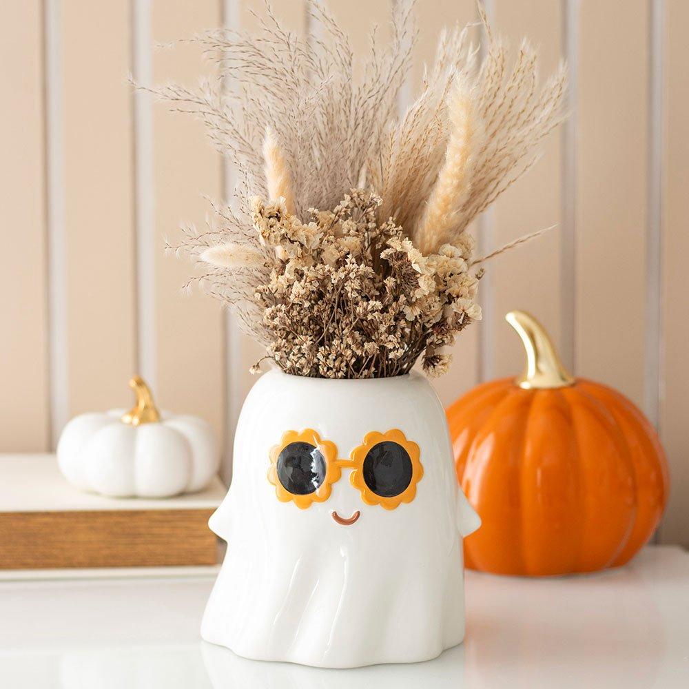 Something Different  Groovy Ghost Vase - White