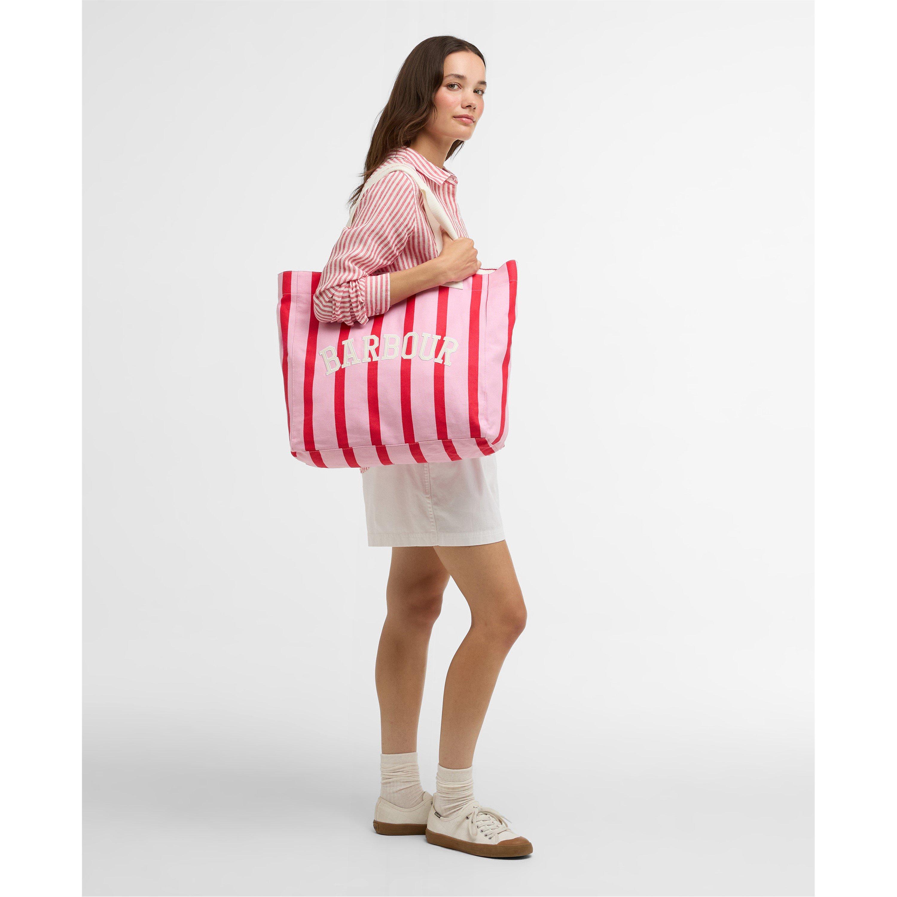 Cherry Blossom - Barbour - Womens Emily Stripe Tote Bag - 3