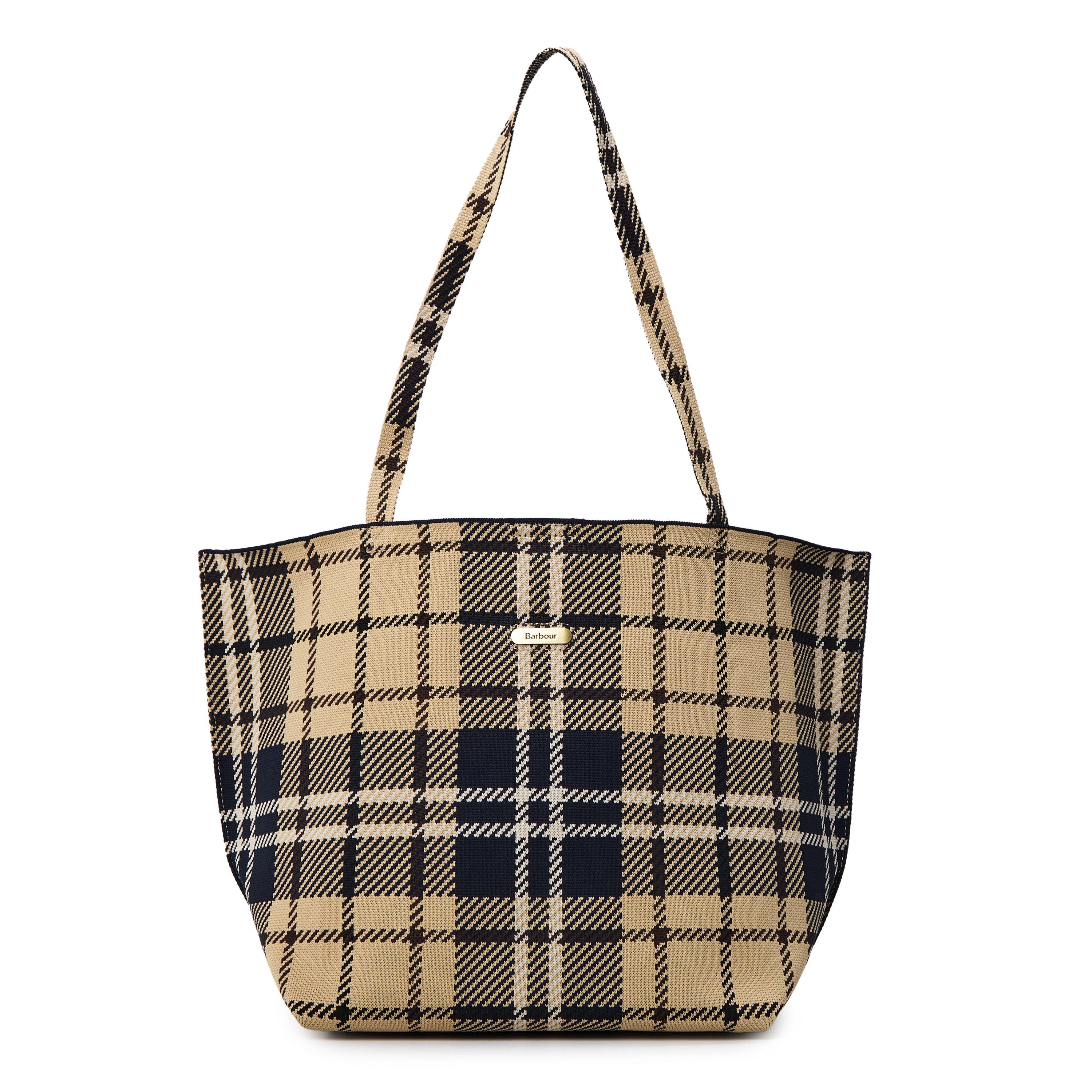 Barbour Womens Layla Tartan Large Tote Bag