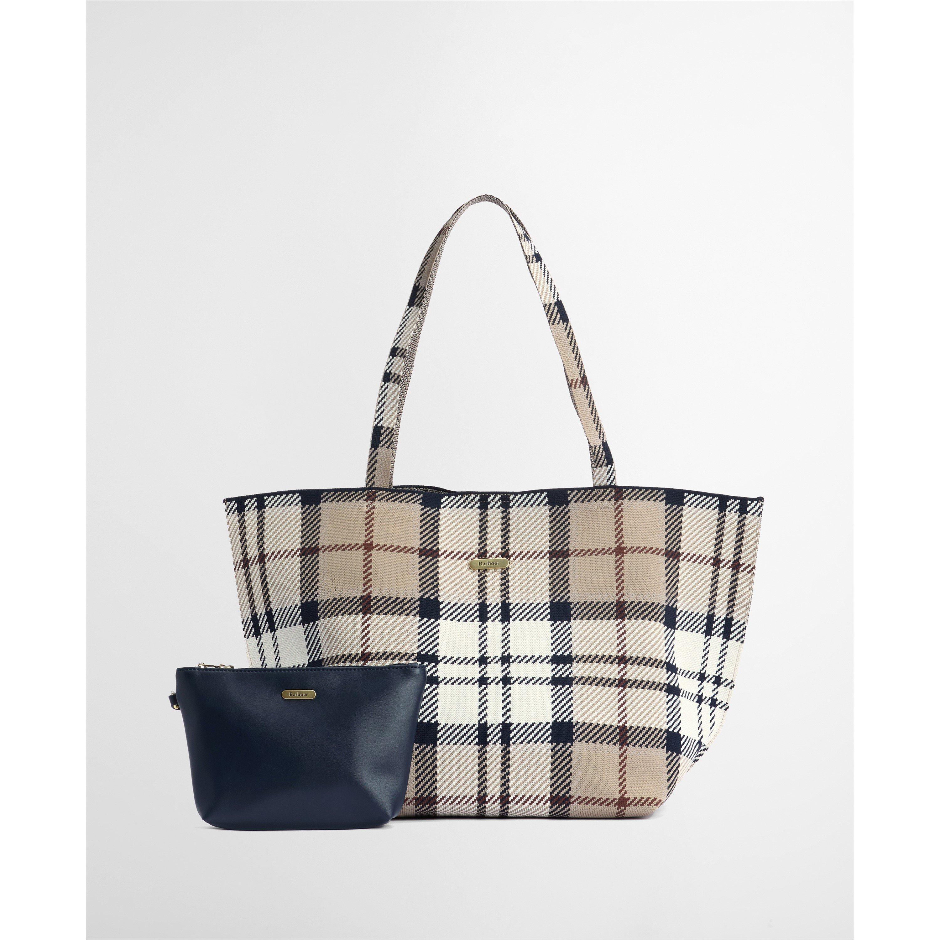 Rosewood Tart - Barbour - Womens Layla Tartan Large Tote Bag - 1