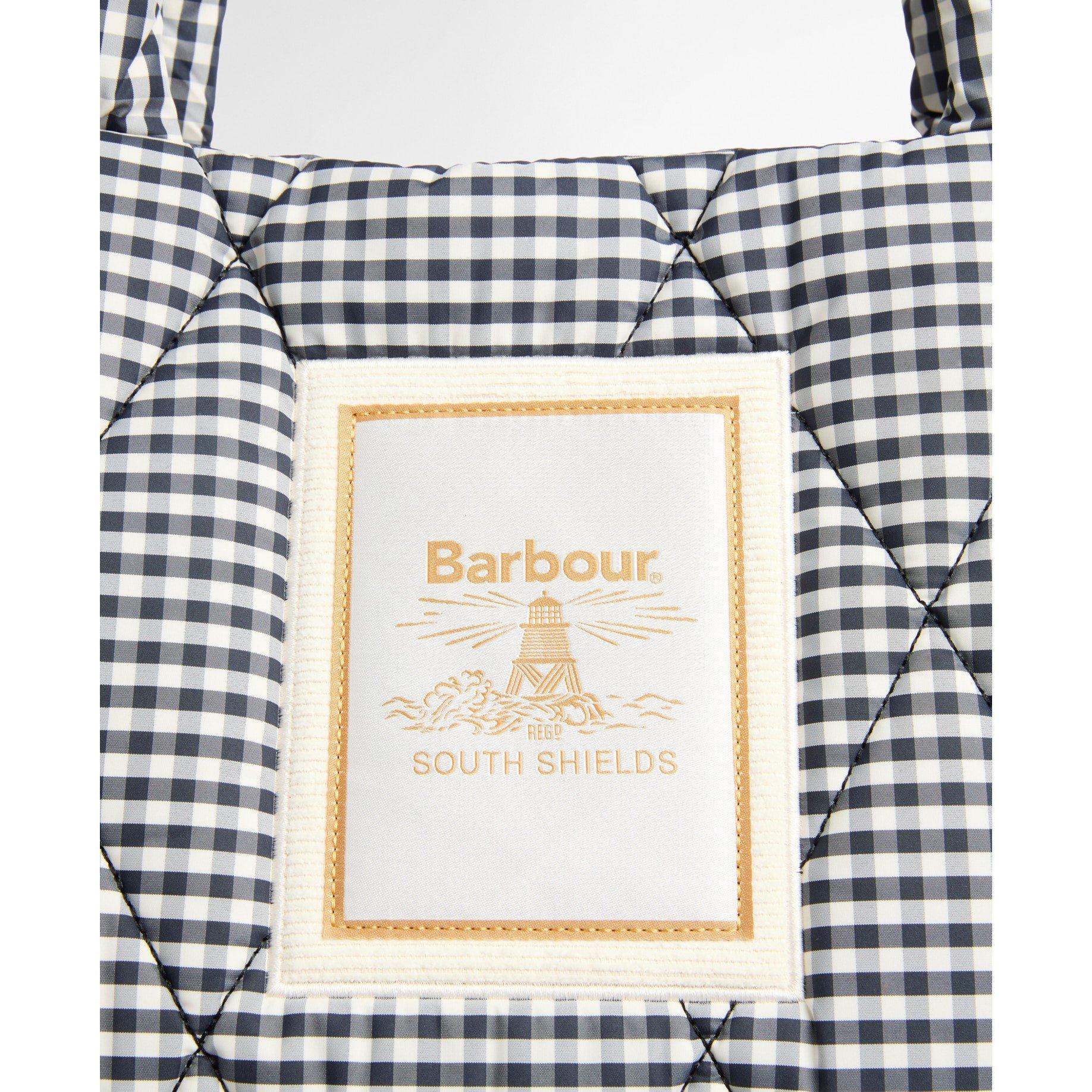 Gingham Check - Barbour - Womens Riah Quilted Tote Bag - 3