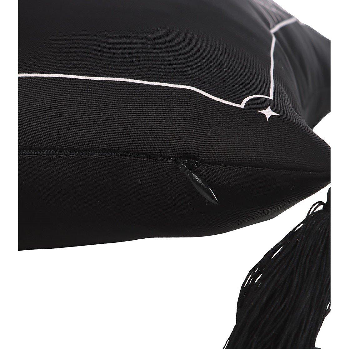 Black - Something Different - Dying to Go to Sleep Satin Cushion - 4