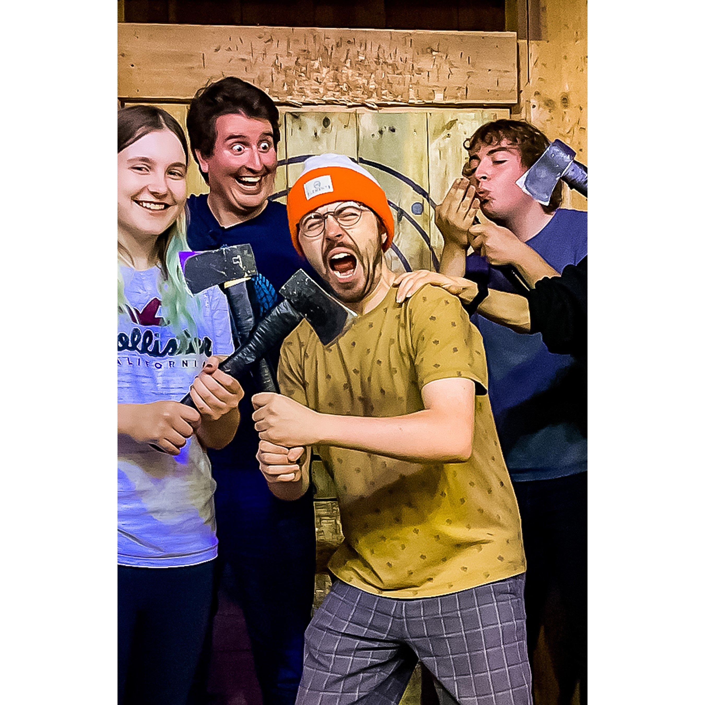 Activity Superstore  Indoor Axe Throwing For Two