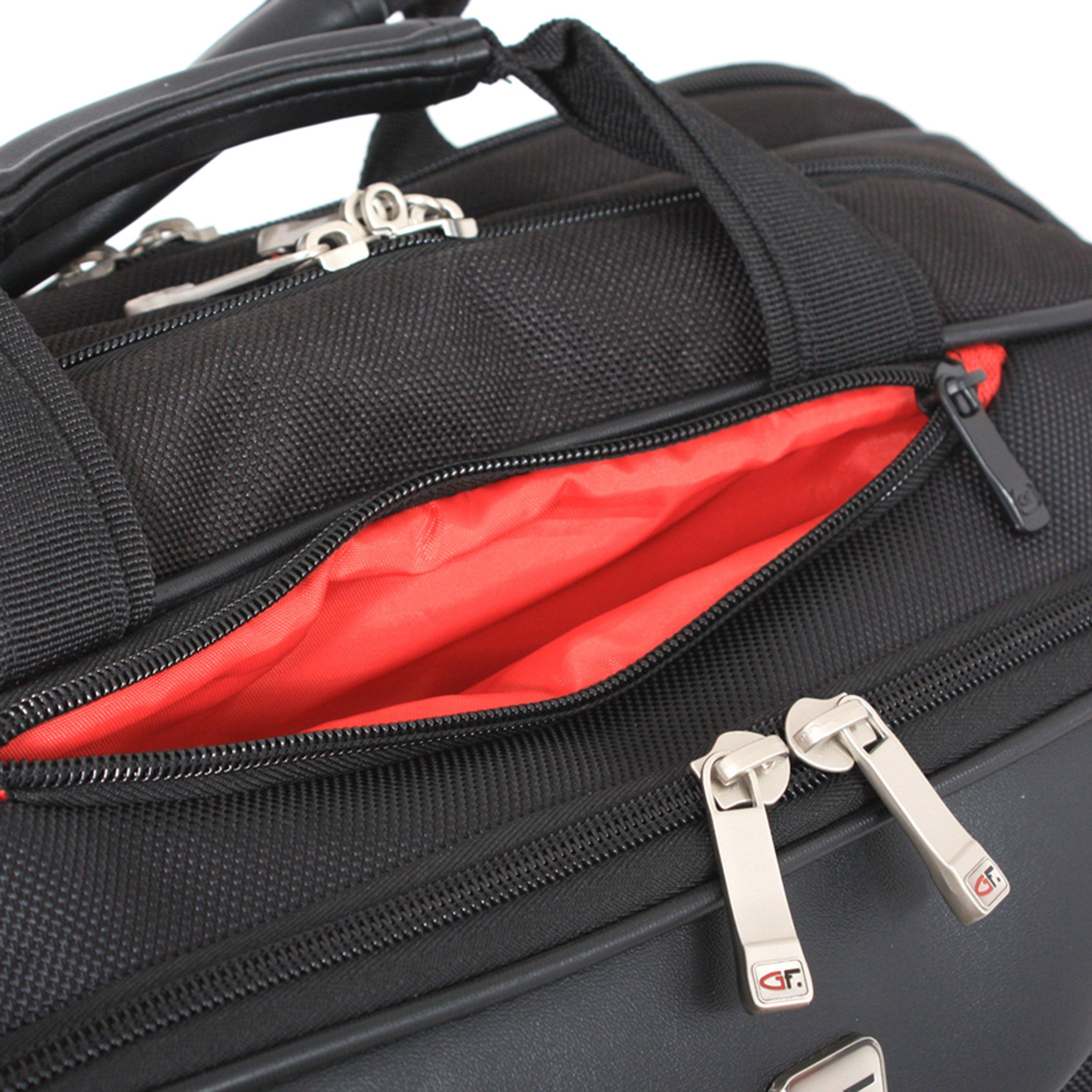 Black Gf555 - Gino Ferrari - Enza 16 Laptop Briefcase Tablet Bag iPad Case - 3