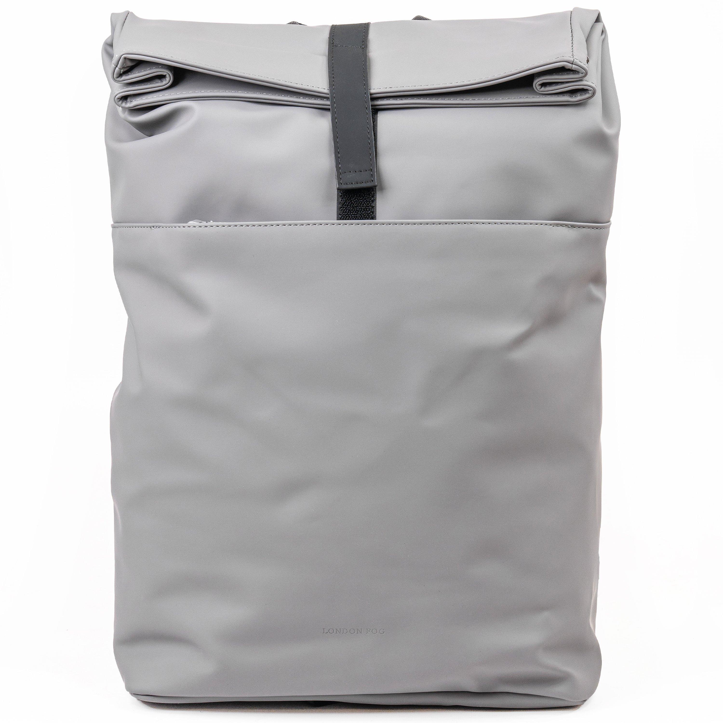 Light Grey Lfb0 - London Fog - Durable Roll-Top Backpack 13.5L Laptop Tablet Bag - 2