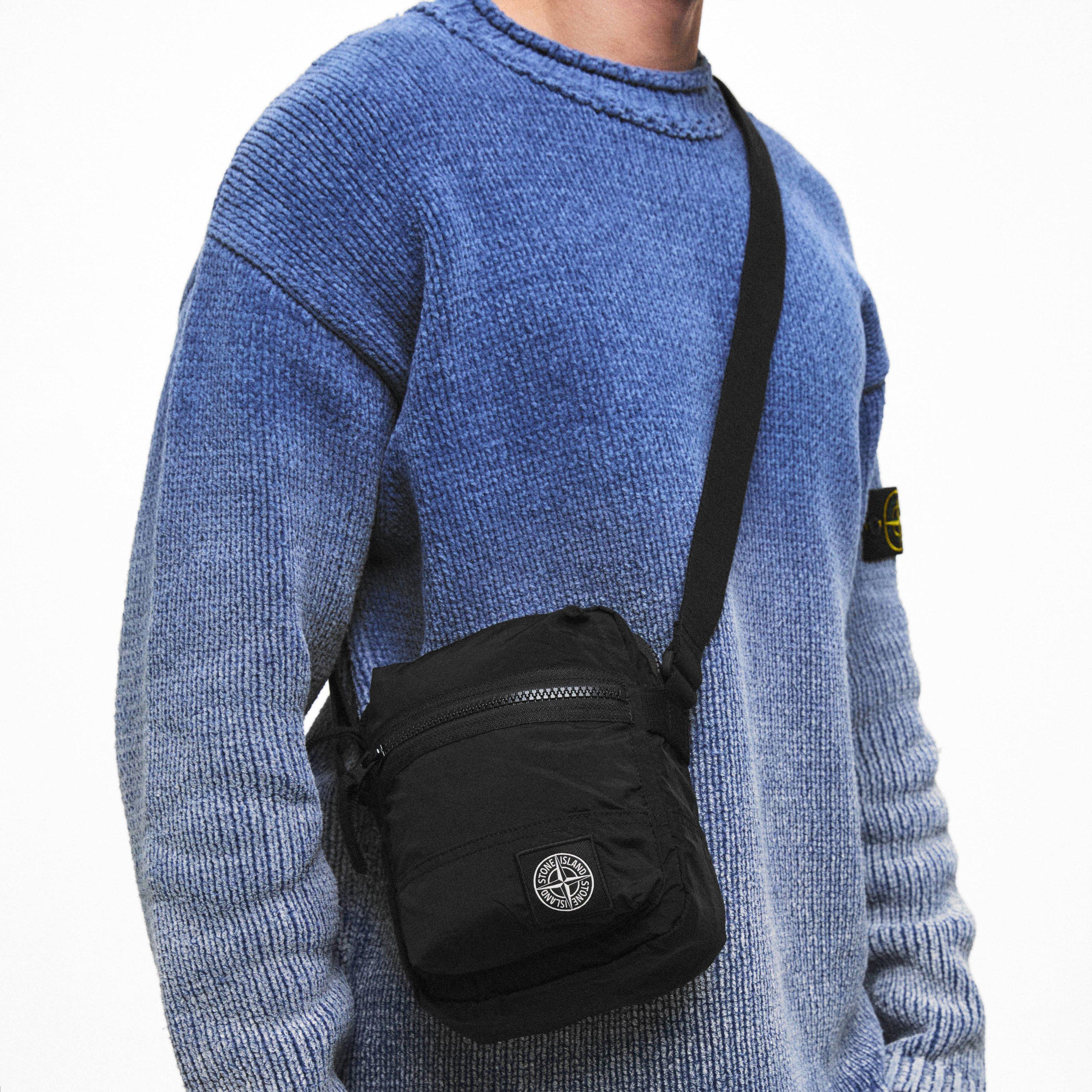 Black V0029 - Stone Island - Men's Cross Body Bag - 3