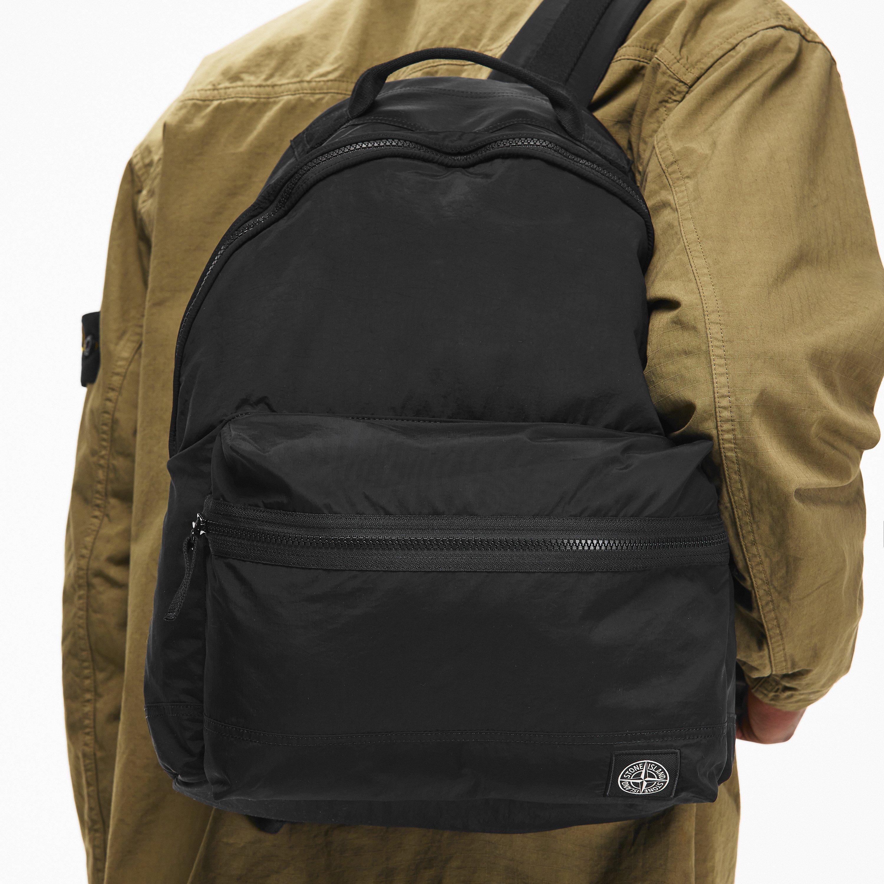 Black V0029 - Stone Island - Mens Backpack - 3
