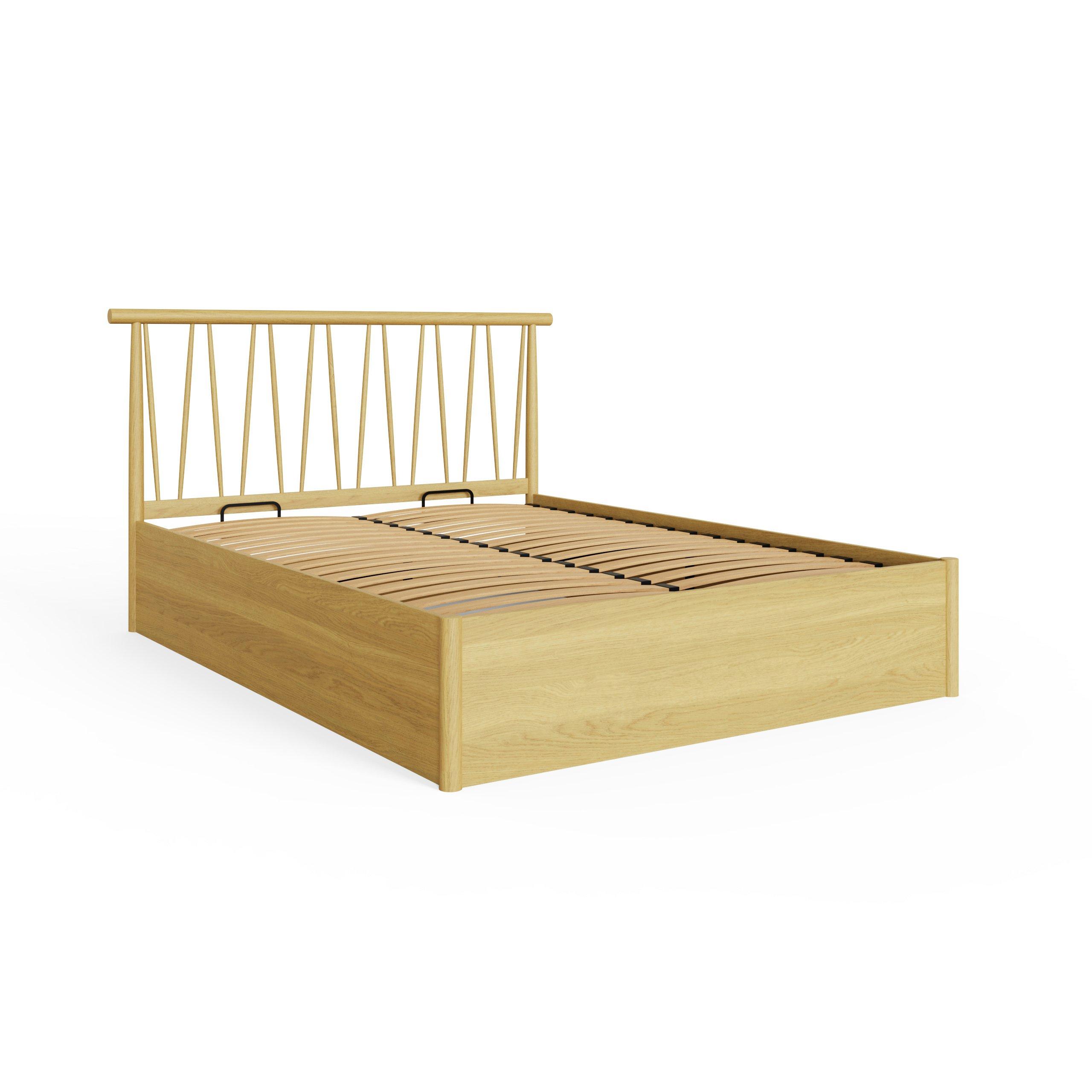 Oak - GFW - Fusum King Ottoman & Pocket Sprung Mattress - 5