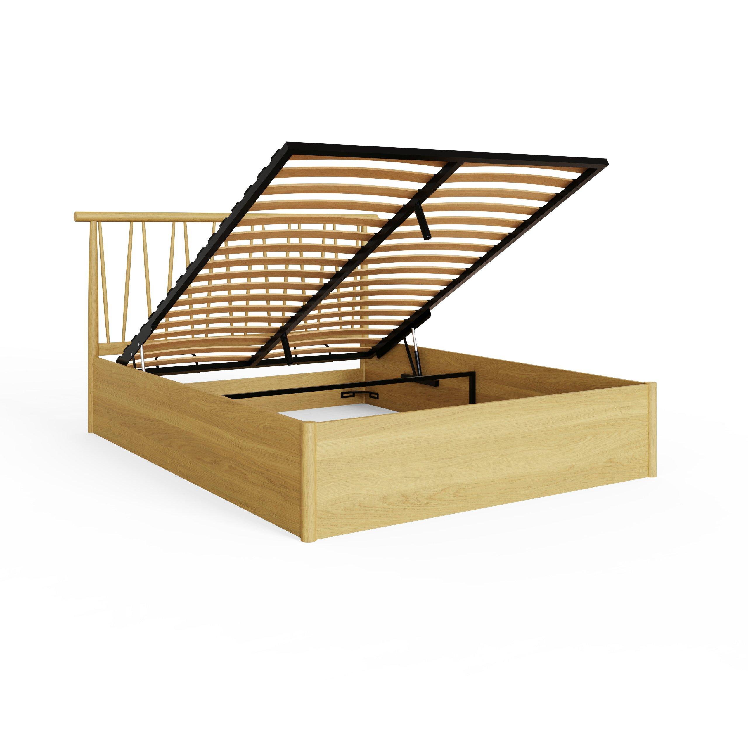 Oak - GFW - Fusum King Ottoman & Pocket Sprung Mattress - 7