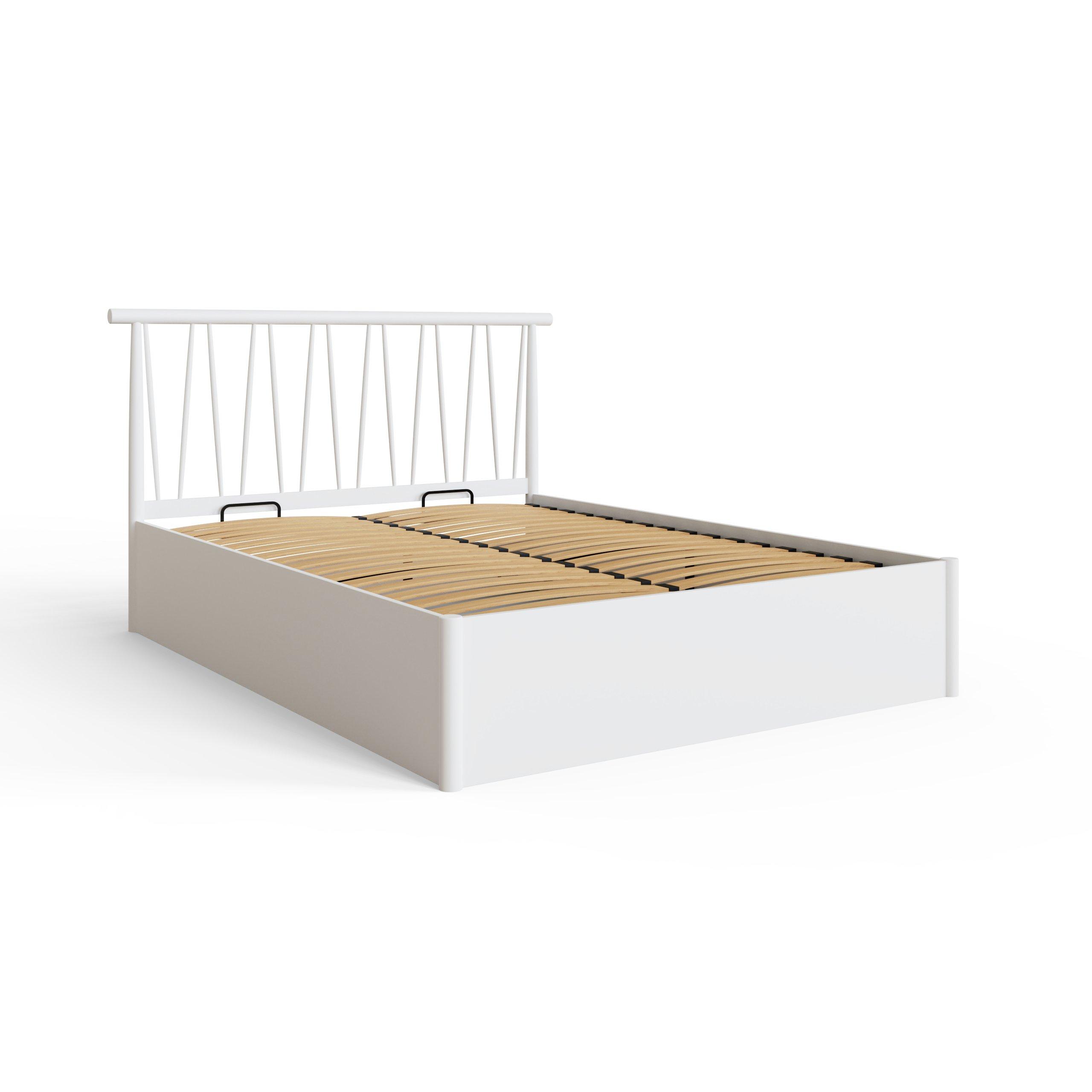 White - GFW - Fusum Spindle Ottoman & Pocket Sprung Mattress - 6