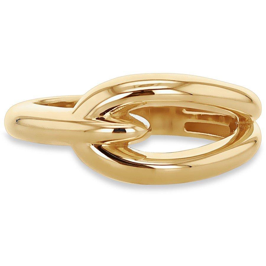Yellow Gold - Be You - 9ct Gold Hook Knot Ring - 2