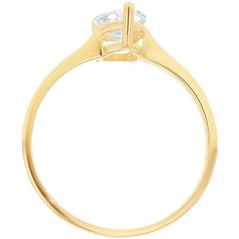 Yellow Gold - Be You - 9ct Gold Pear CZ Ring - 3
