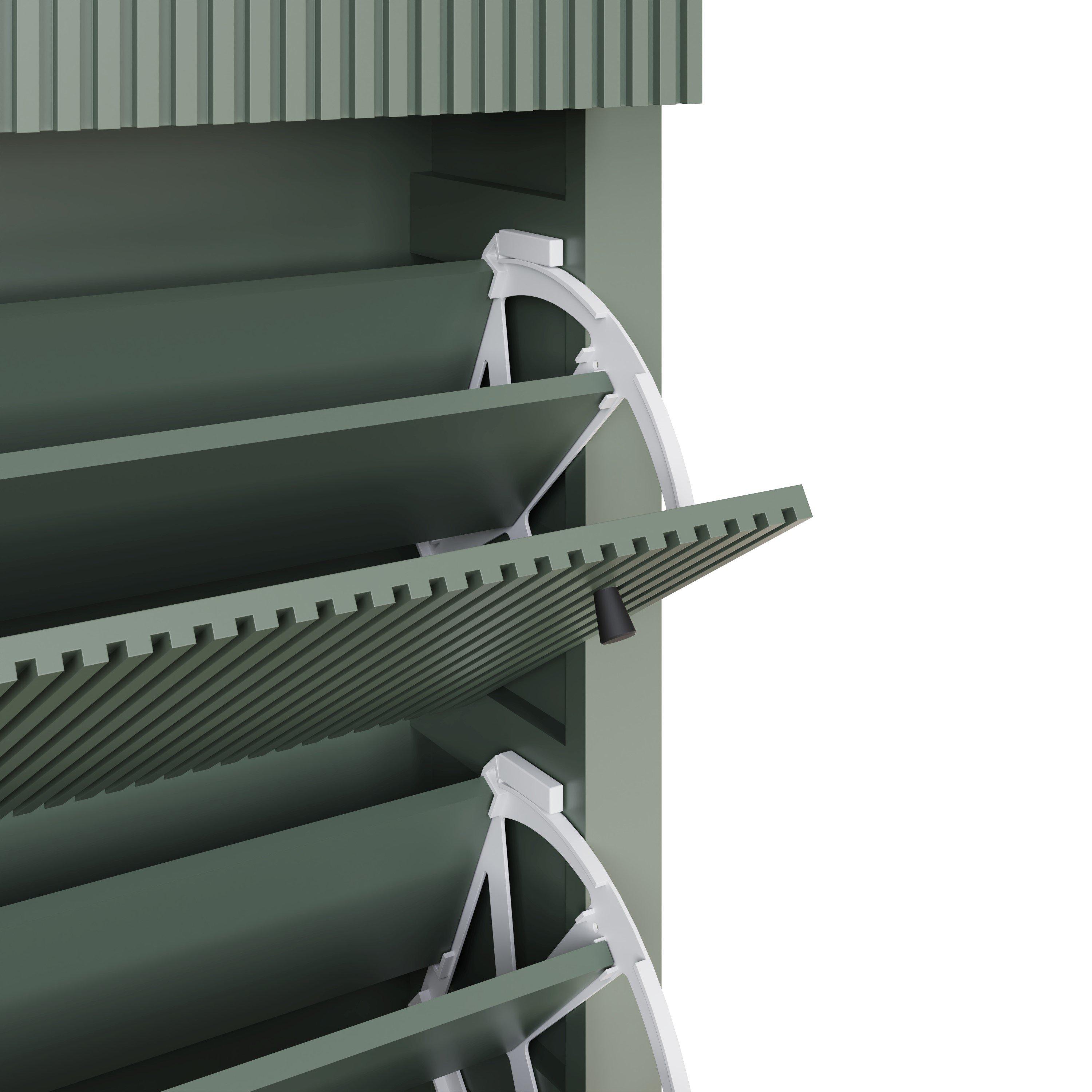 Dowager Green - GFW - Garrucha Deluxe Shoe Cabinet - 5