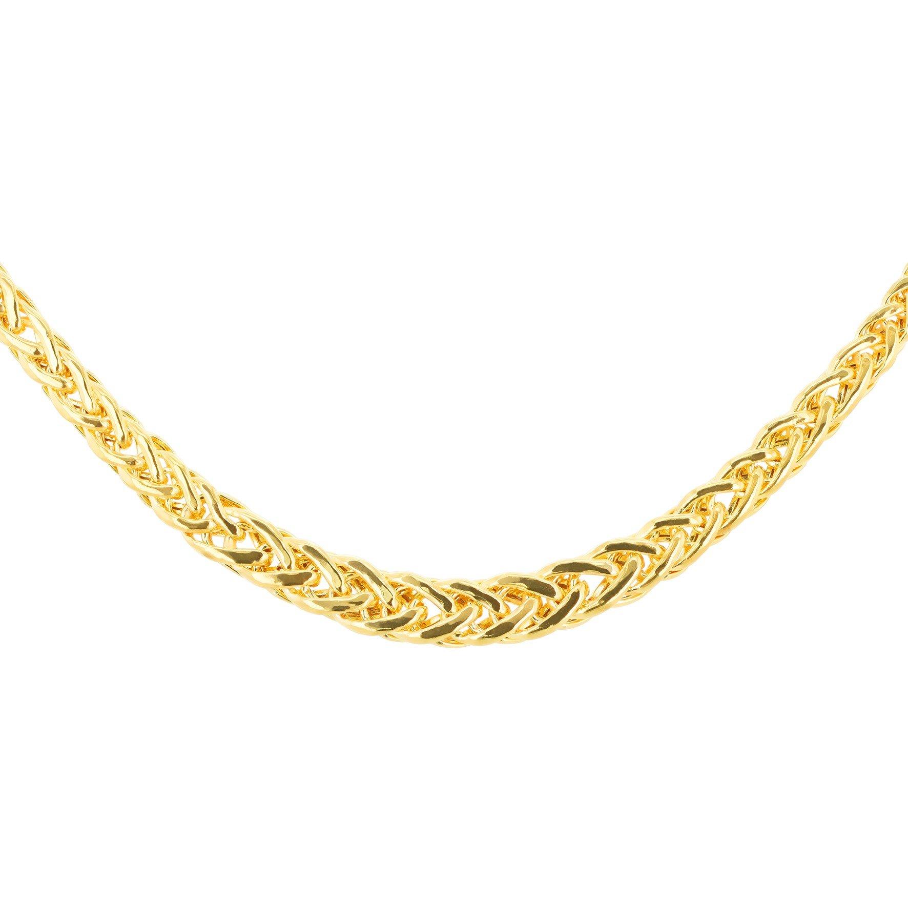 Yellow Gold - Be You - 9ct Gold Plaited Woven Link Necklace - 1