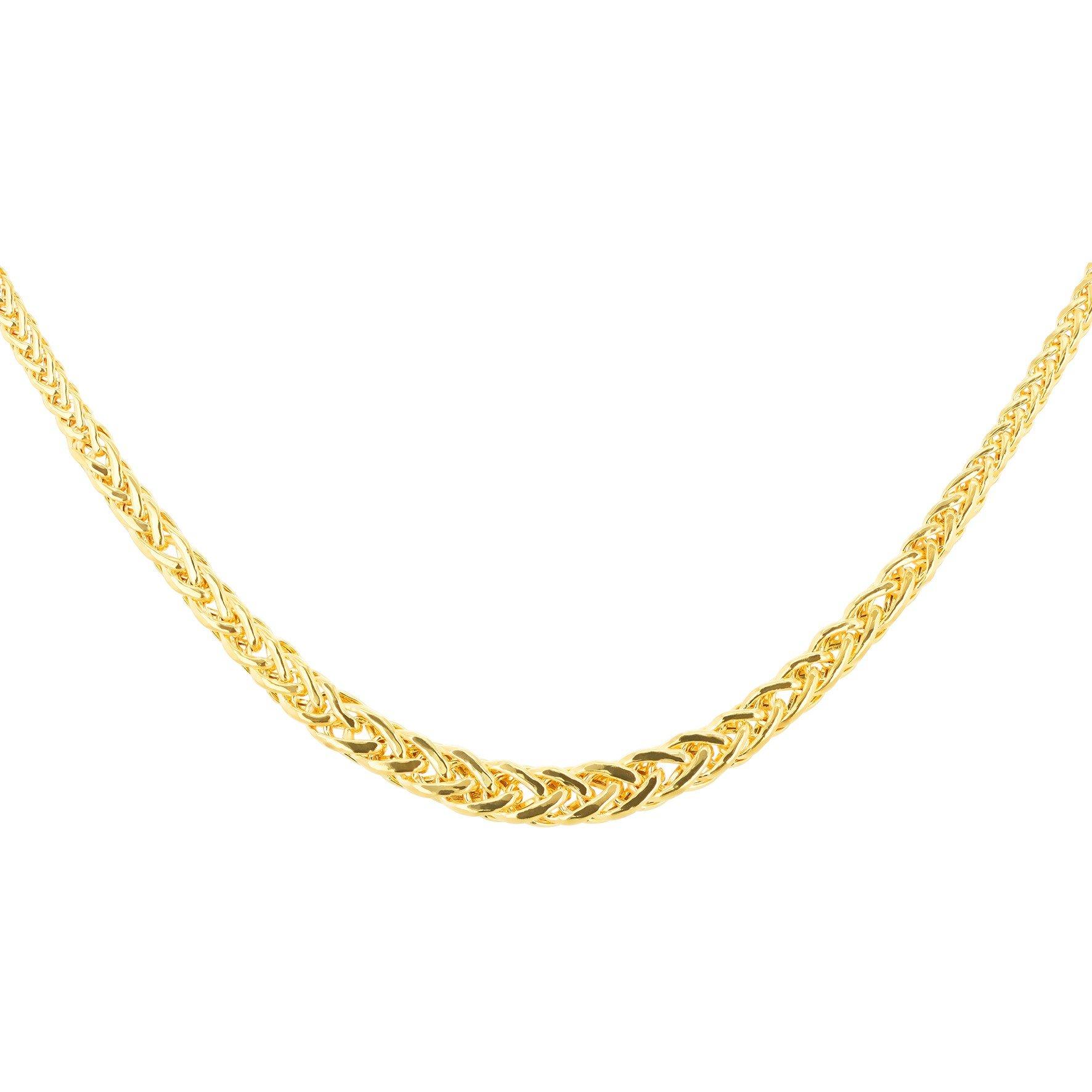Yellow Gold - Be You - 9ct Gold Plaited Woven Link Necklace - 2