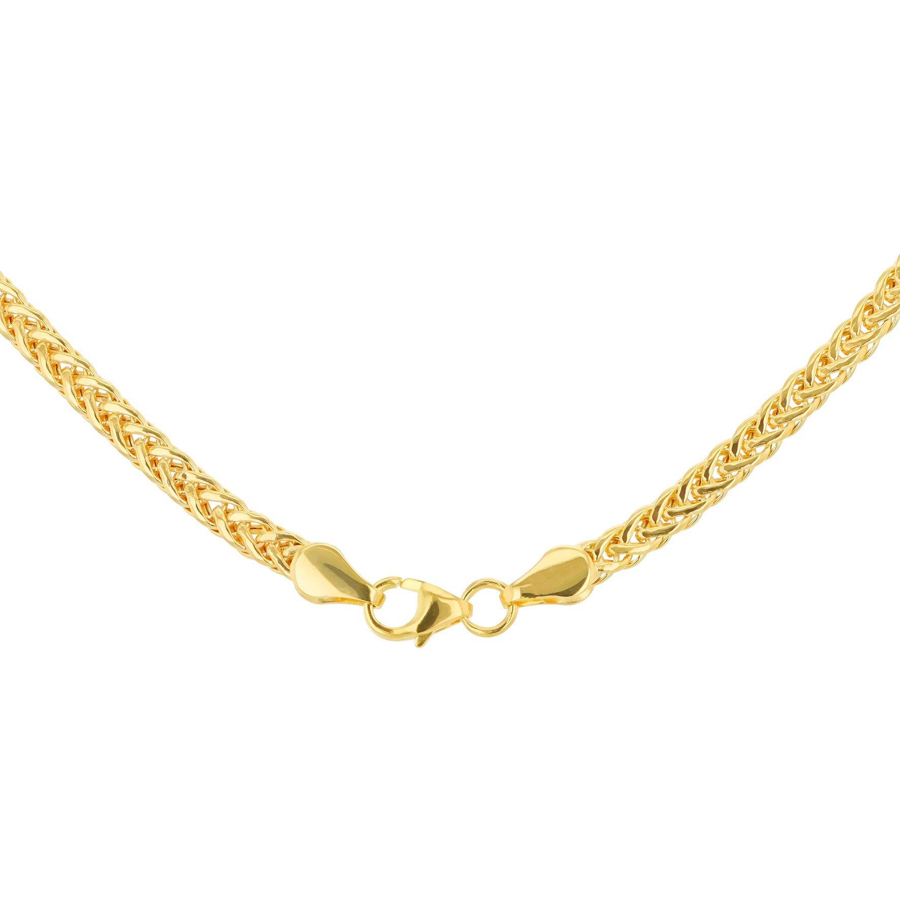 Yellow Gold - Be You - 9ct Gold Plaited Woven Link Necklace - 3