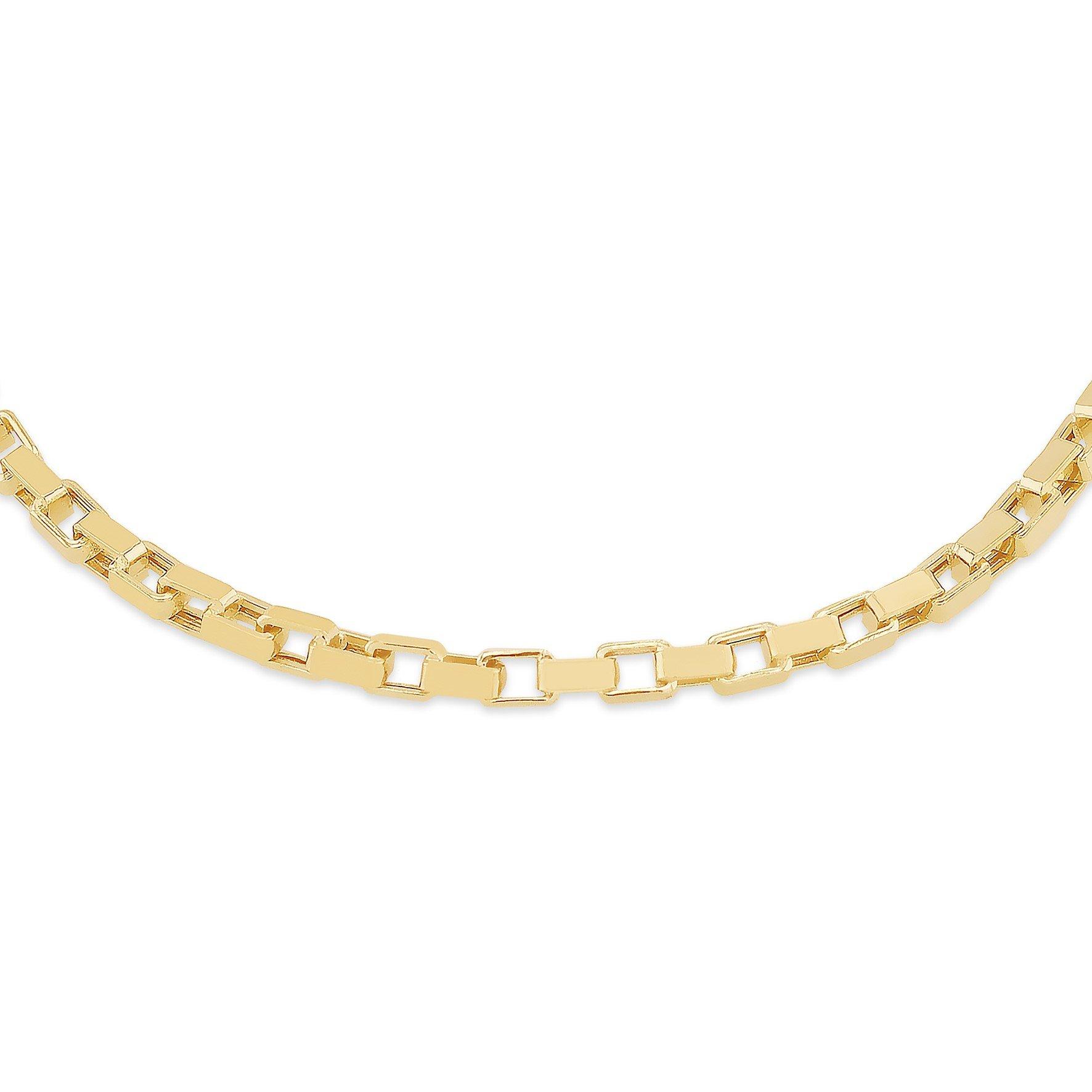 Yellow Gold - Be You - 9ct Gold Square Paper Link Bracelet - 2