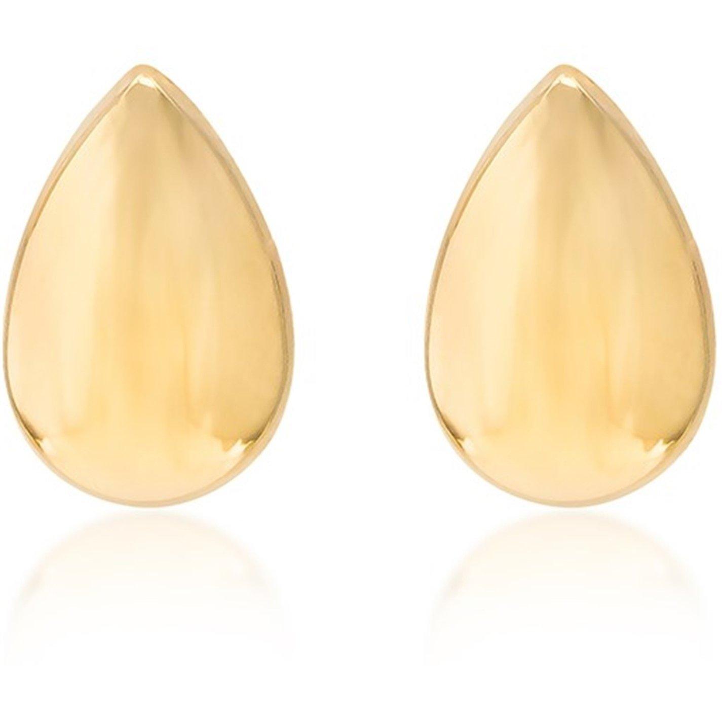 Yellow Gold - Be You - 9ct Gold Mini Teardrop Stud Earrings - 1