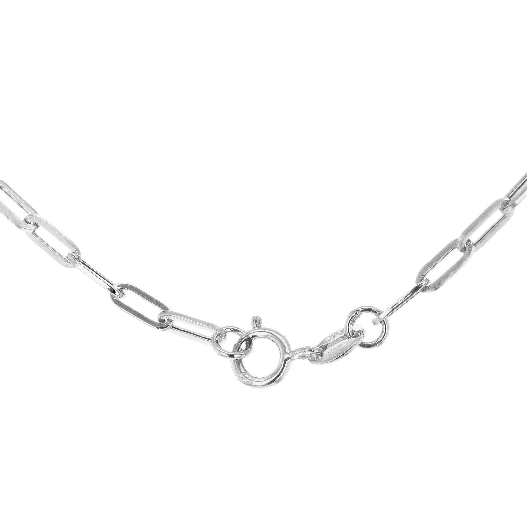 White Gold - Be You - 9ct White Gold Paper Chain - 3