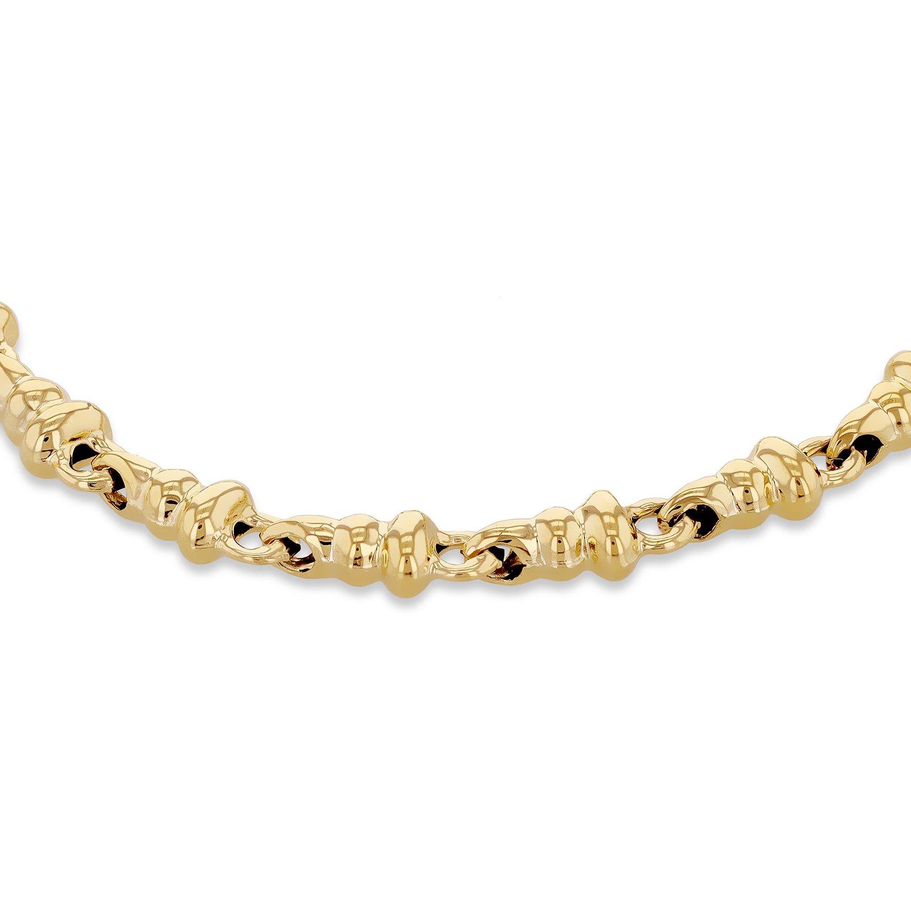 Yellow Gold - Be You - 9ct Gold Dumb Bell Bracelet - 2