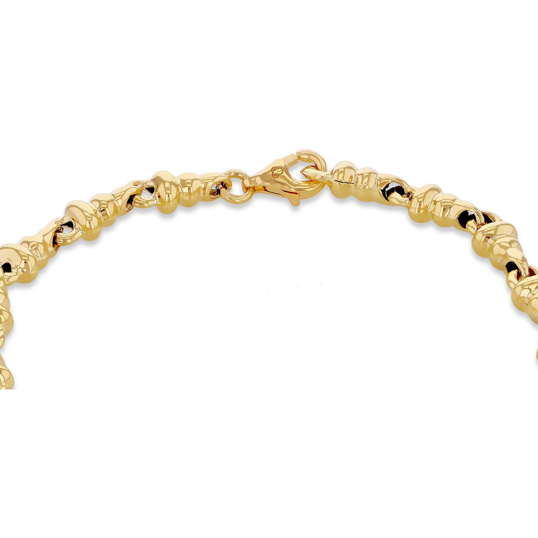 Yellow Gold - Be You - 9ct Gold Dumb Bell Bracelet - 3