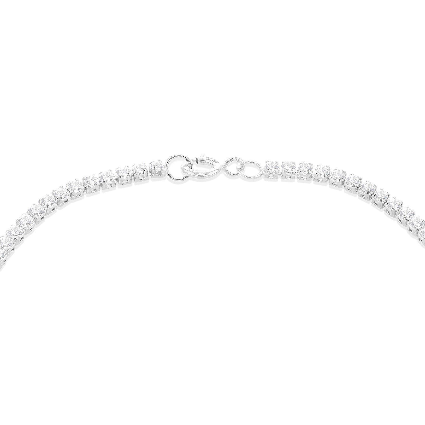 White Gold - Be You - 9ct Gold CZ Flexible Tennis Bracelet - 3