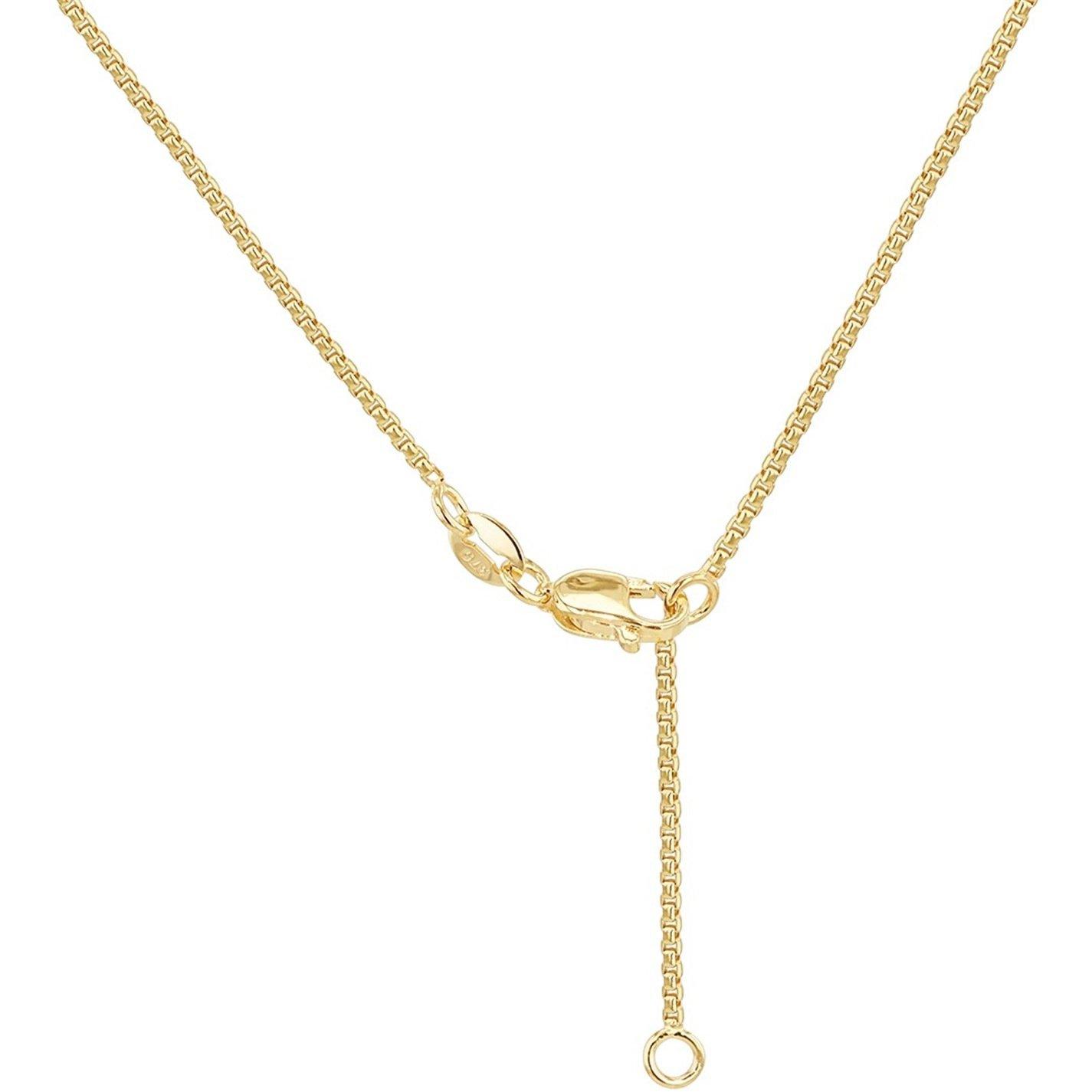 Yellow Gold - Be You - 9ct Gold Small Teardrop Adjustable Necklace - 4