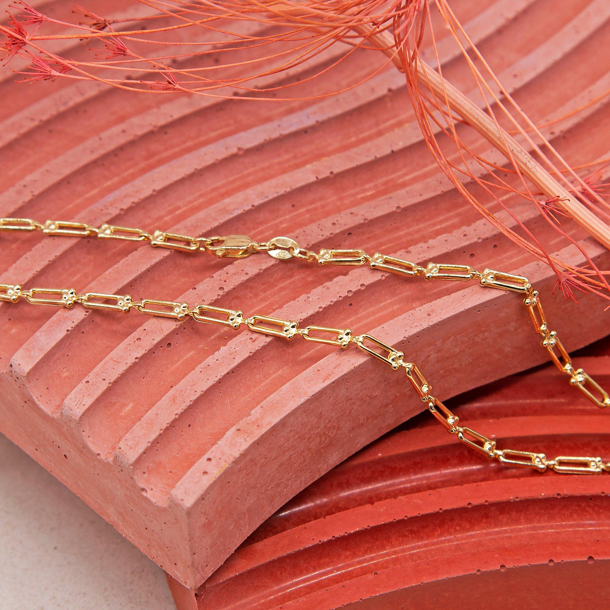 Yellow Gold - Be You - 9ct Gold Mini Industrial Chain - 5