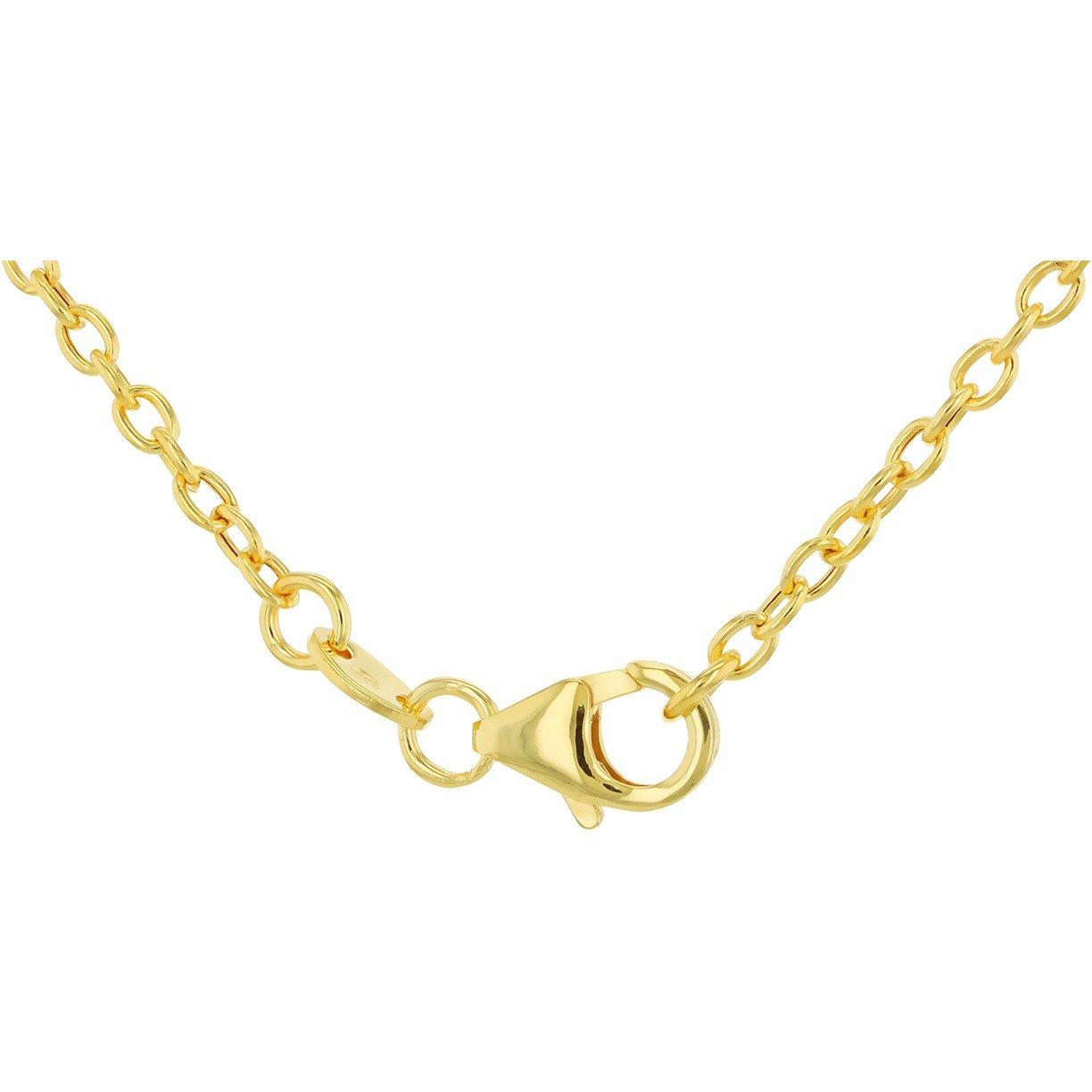 Yellow Gold - Be You - 9ct Gold Curb Link Centre Necklace - 2