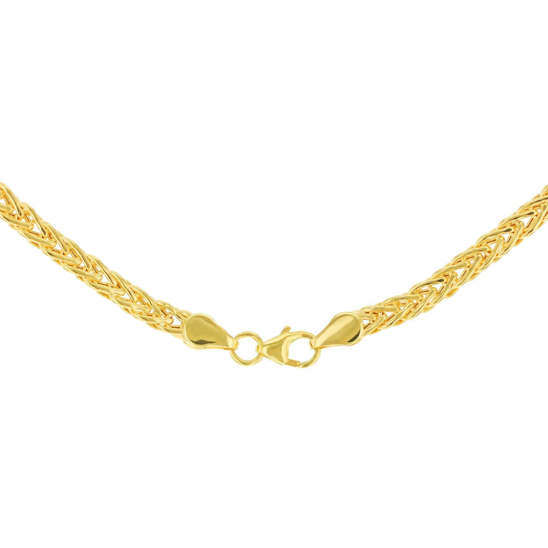 Yellow Gold - Be You - 9ct Gold Flat Woven Chain - 3