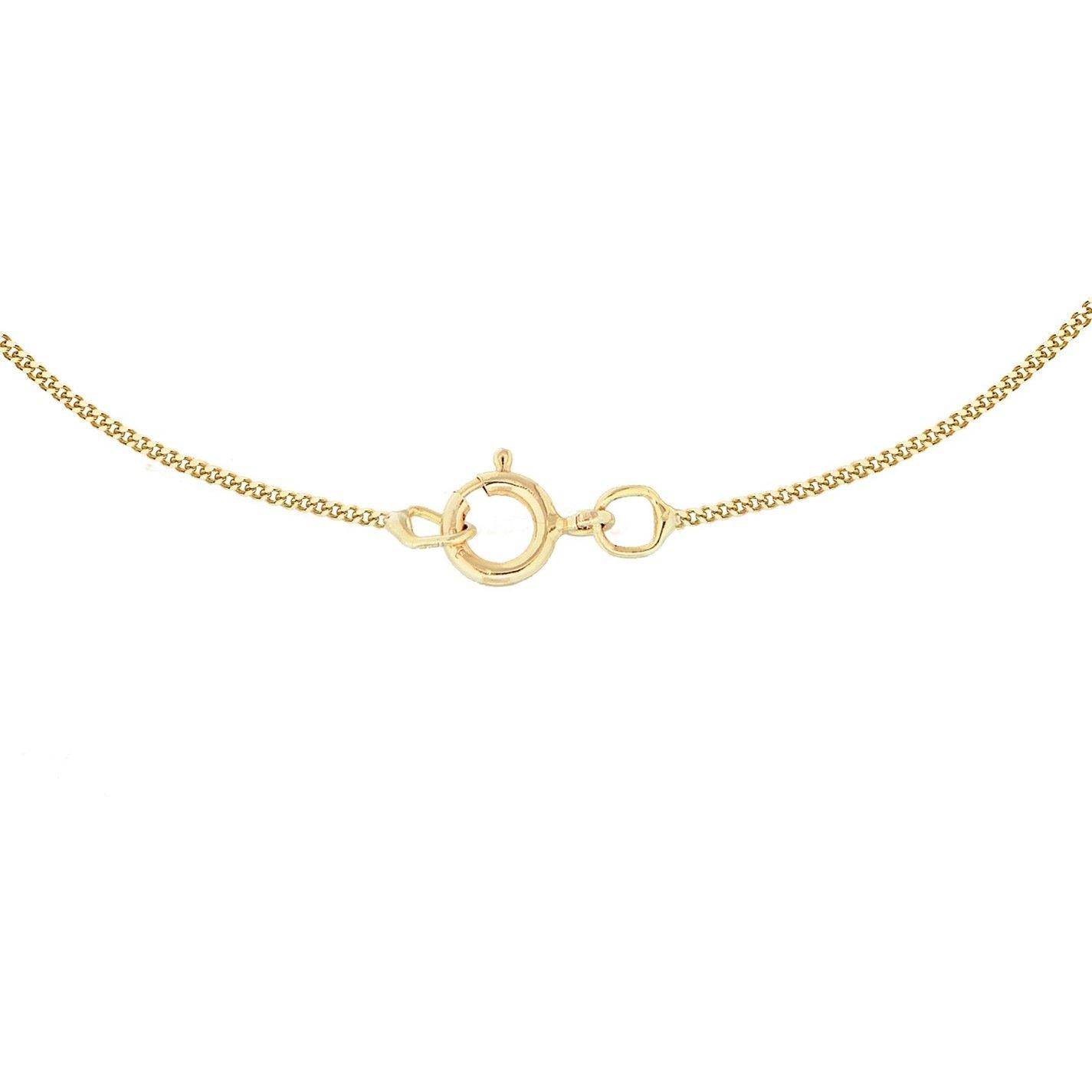 Yellow Gold - Be You - 9ct Gold Malachite Clover Key Necklace - 4