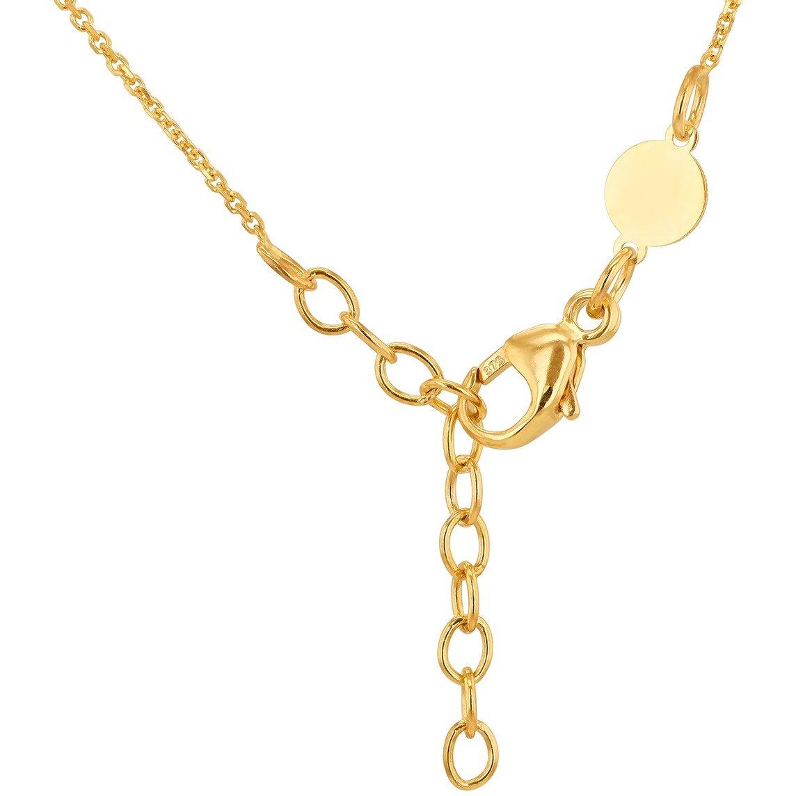 Yellow Gold - Be You - 9ct Gold Honeycomb Necklace - 3