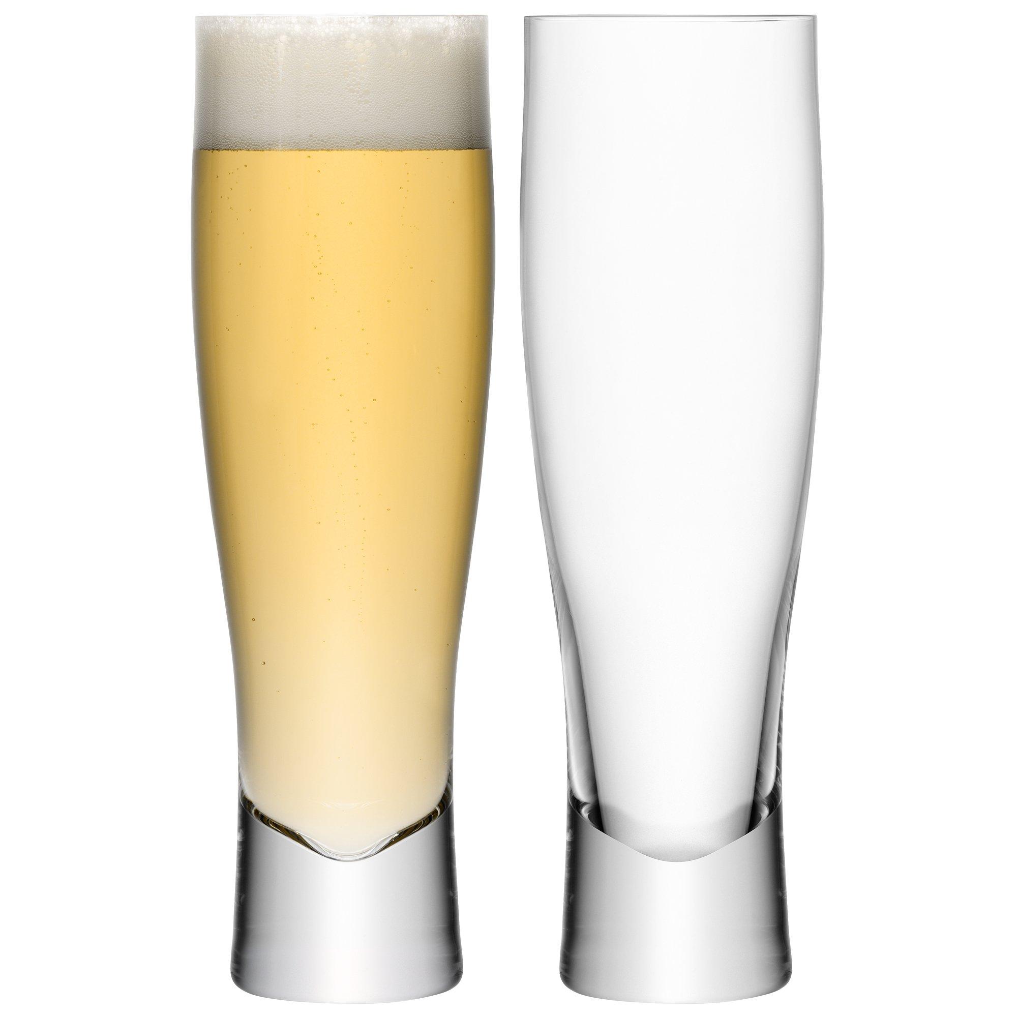 Clear - LSA - Lager Glass 550ml - Set of 2 - 1
