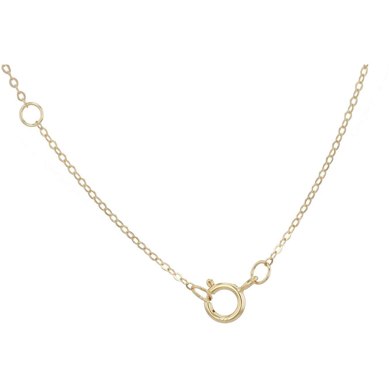 Yellow Gold - Be You - 9ct Gold Heart With CZ Accent Necklace - 3