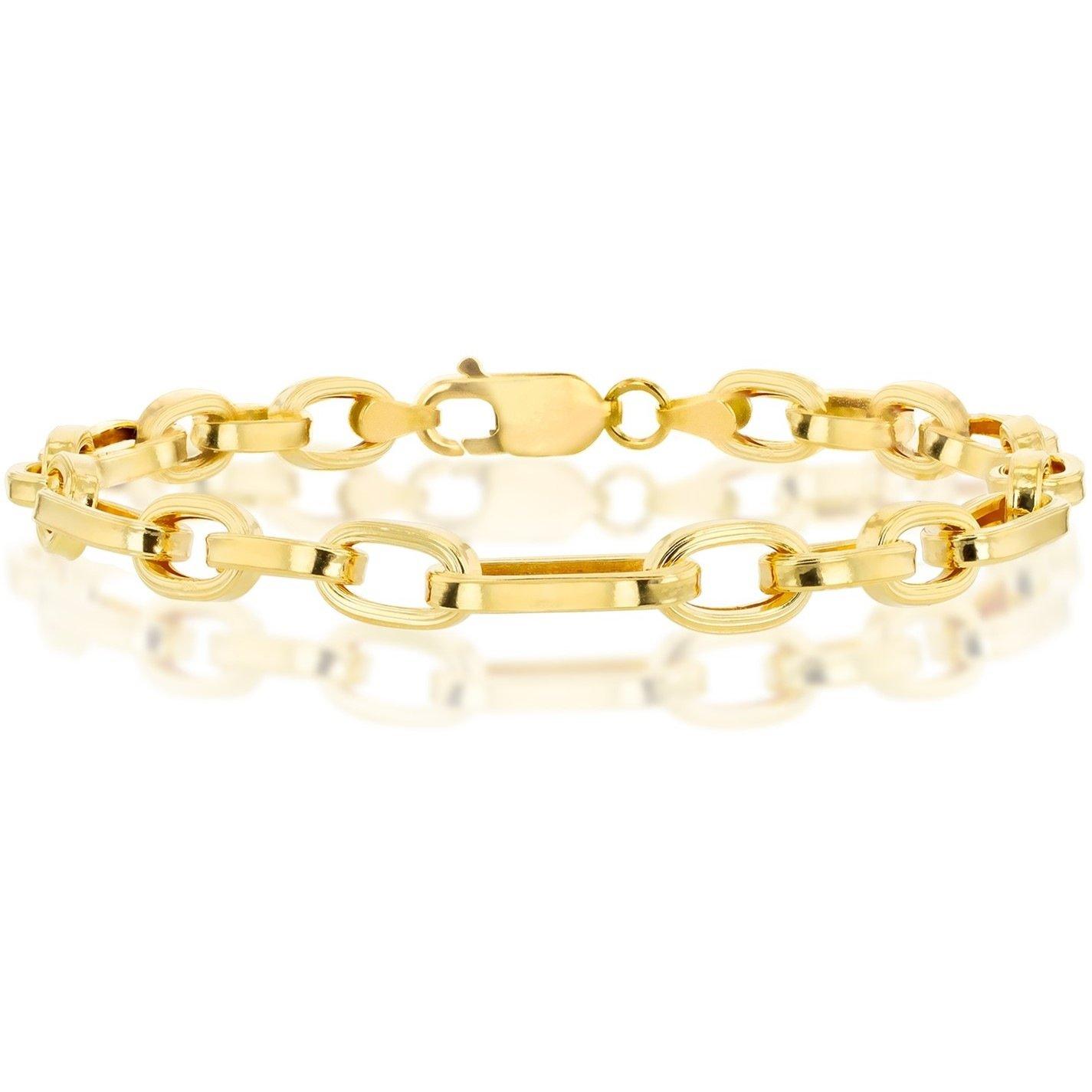 Yellow Gold - Be You - 9ct Gold Fancy Figaro Bracelet - 1