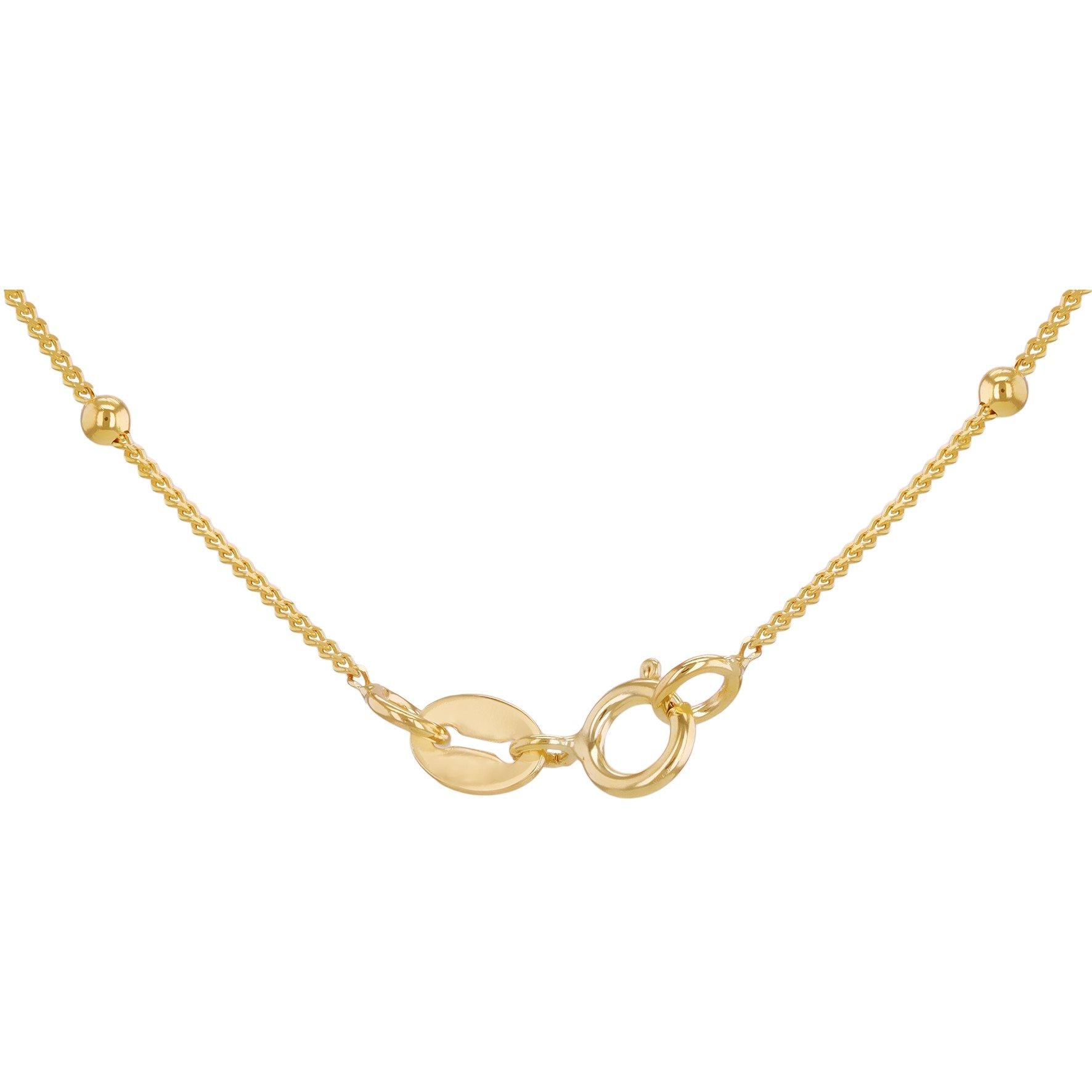 Yellow Gold - Be You - 9ct Gold Curb and Ball Chain - 3