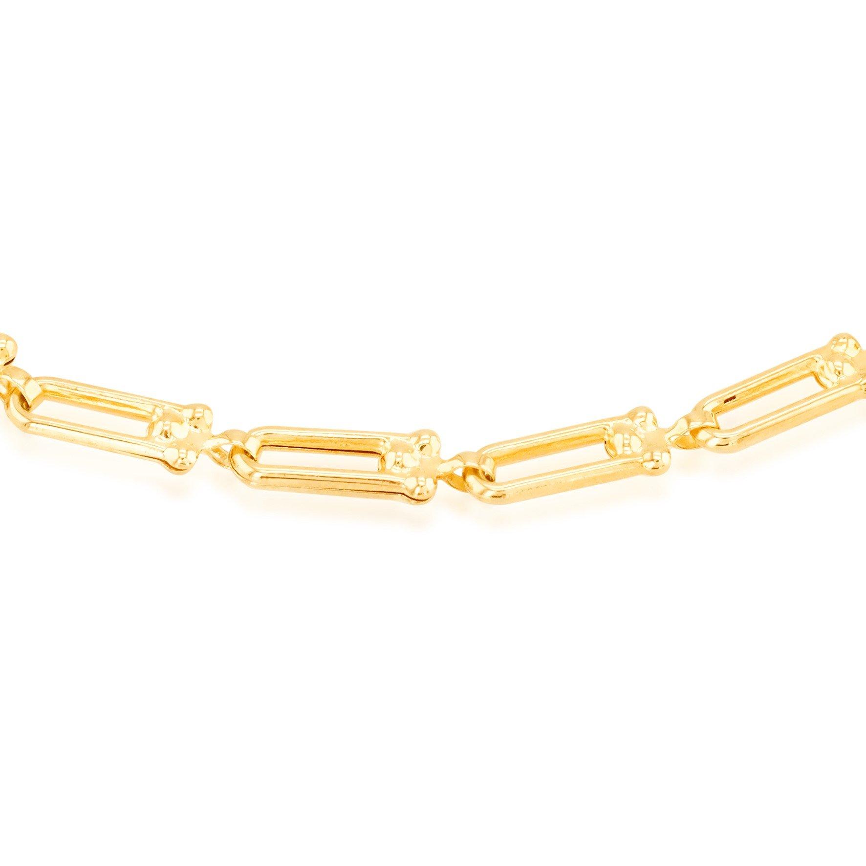Yellow Gold - Be You - 9ct Gold Mini Industrial Chain Bracelet - 2