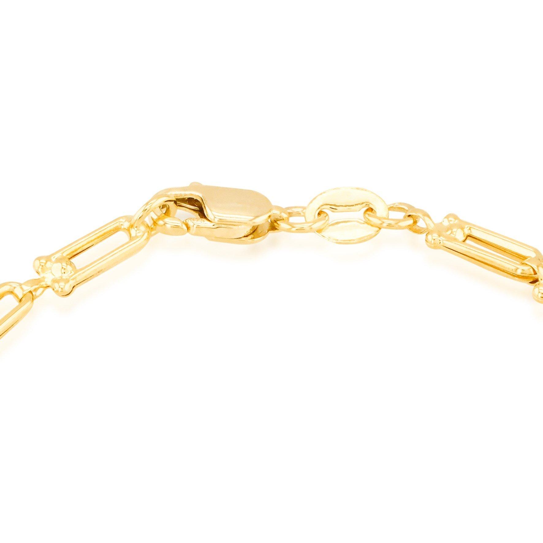 Yellow Gold - Be You - 9ct Gold Mini Industrial Chain Bracelet - 3