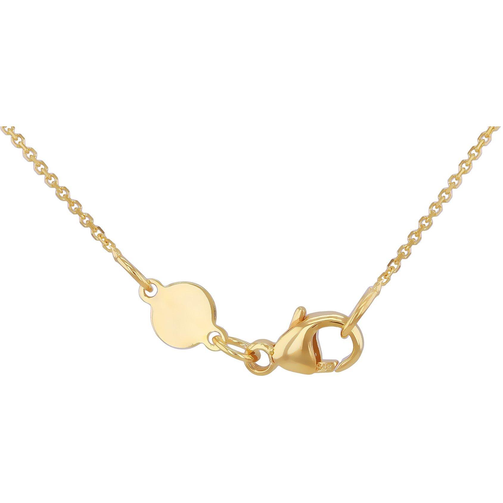 Yellow Gold - Be You - 9ct Gold Heart Adjustable Necklace - 3