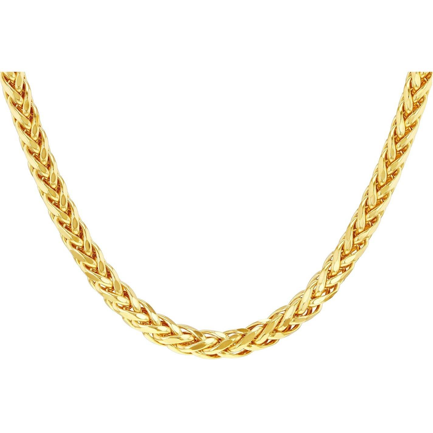 Yellow Gold - Be You - 9ct Gold Faceted Spiga Chain - 5