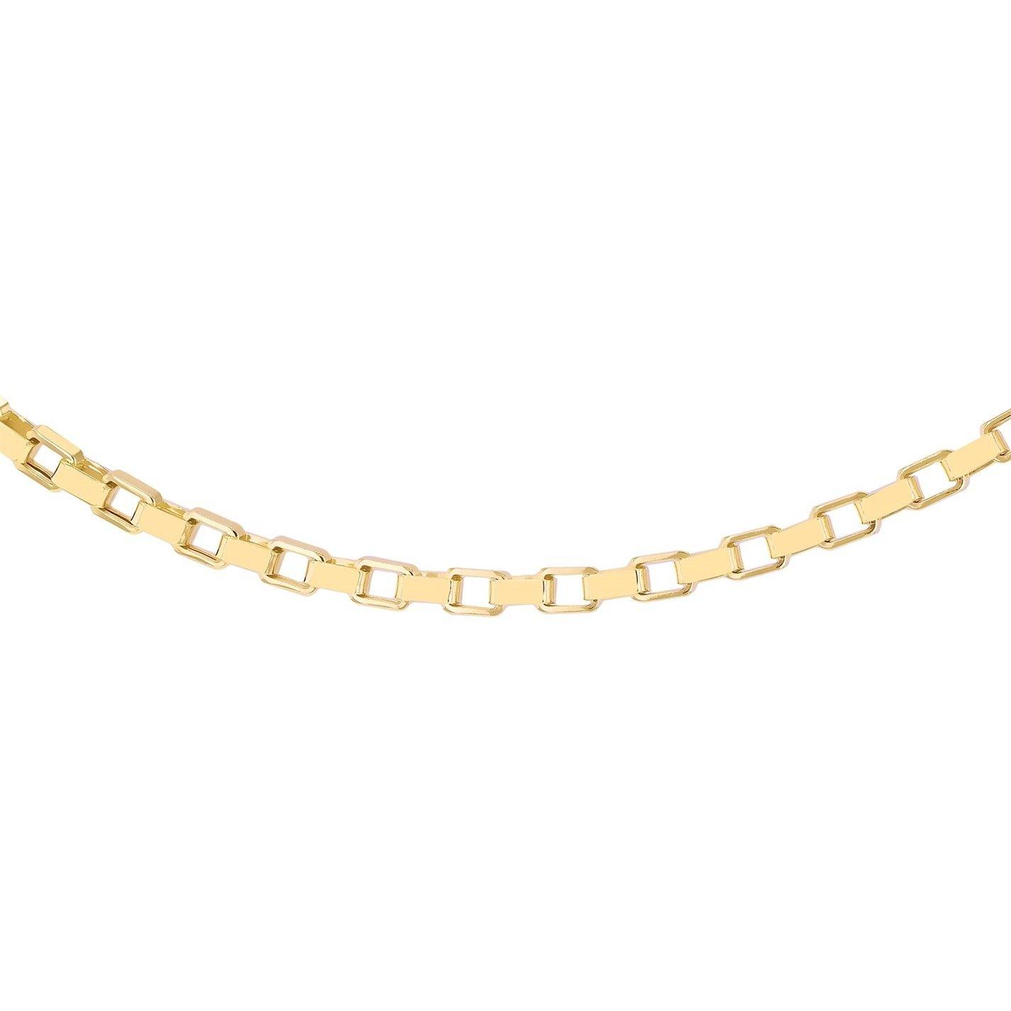 Yellow Gold - Be You - 9ct Gold Square Paper Chain - 1