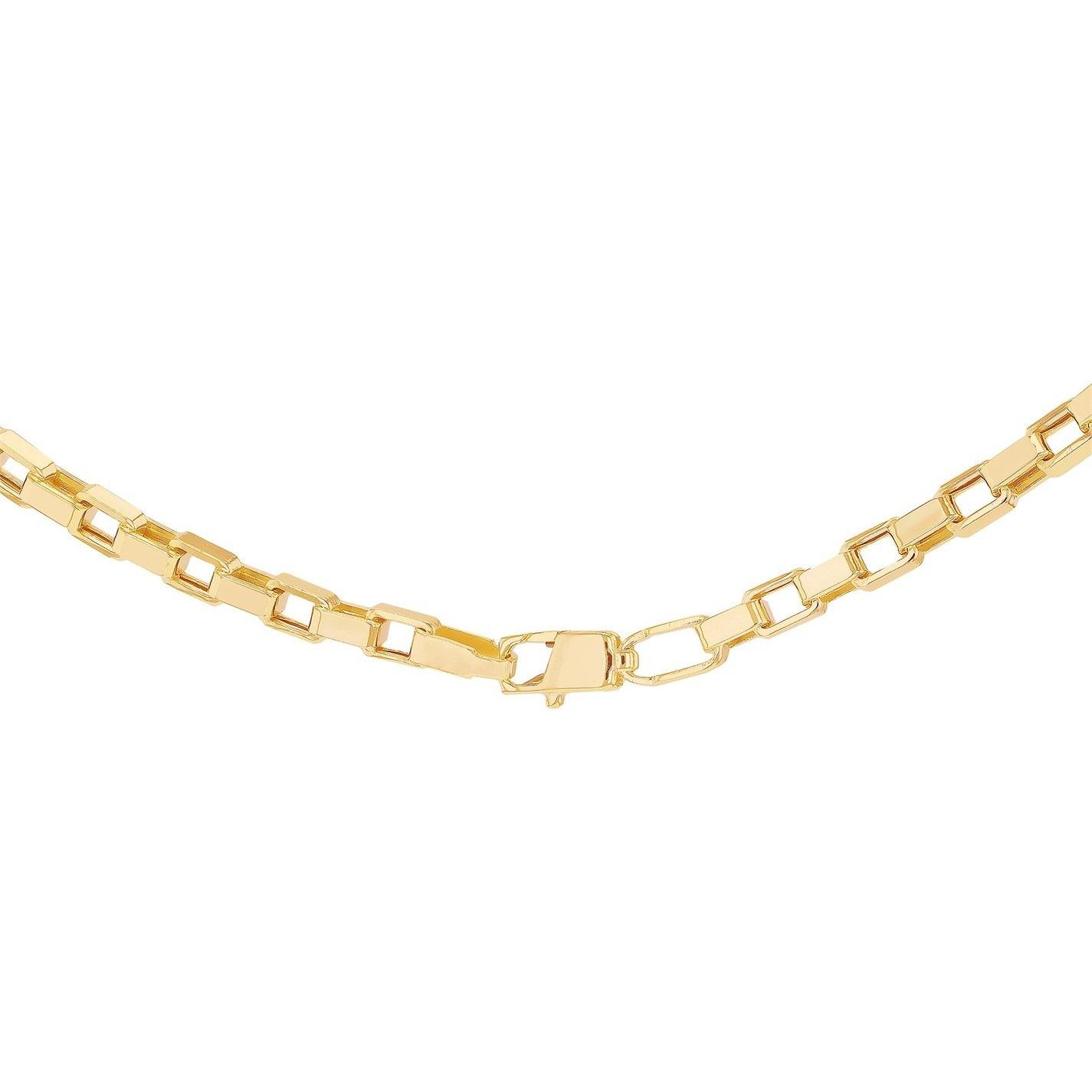 Yellow Gold - Be You - 9ct Gold Square Paper Chain - 5